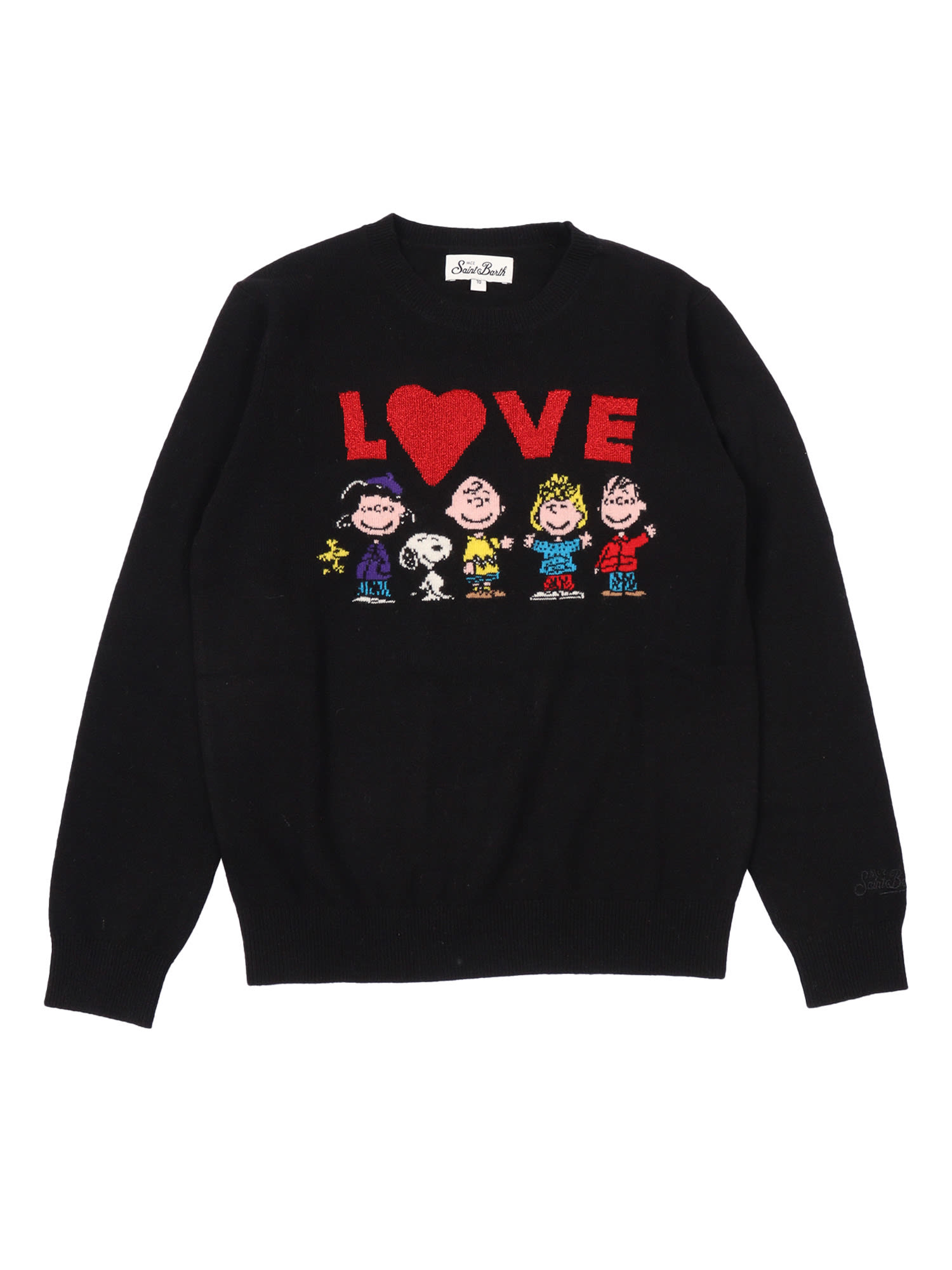 Mc2 Saint Barth Princess-peanuts Love 00l In Black