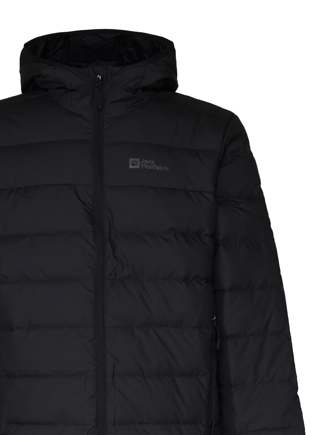 Jack Wolfskin Nylon Jacket In Black