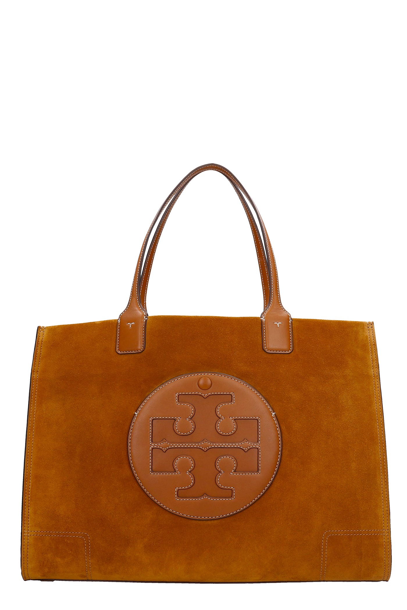 Tory Burch Ella Tote In Leather Color Suede