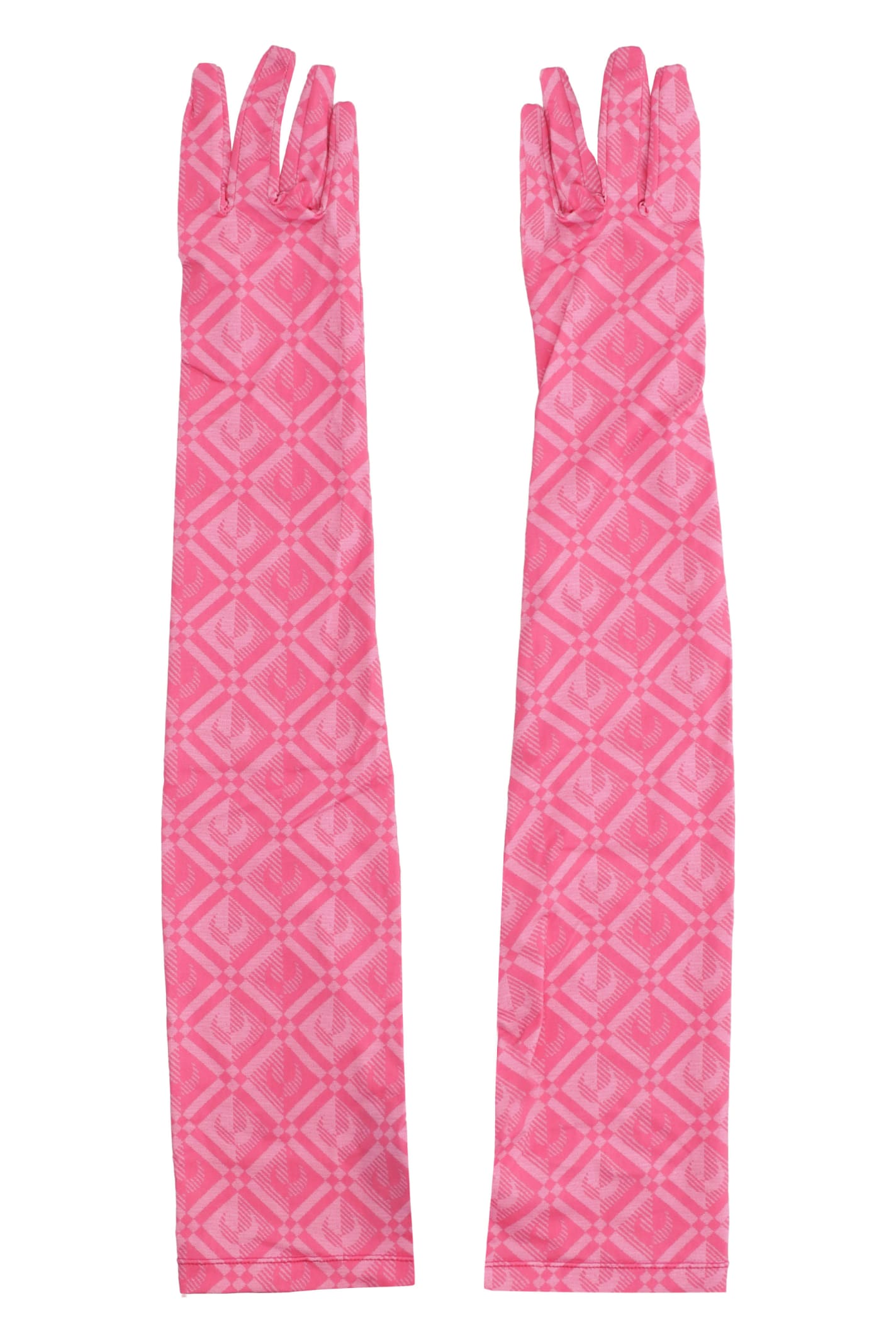 Printed Long Gloves