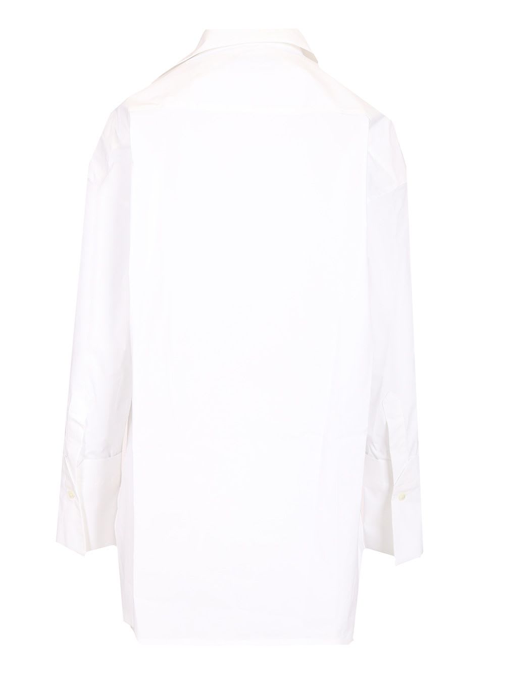 Shop Darkpark Jodie Tunic Shirt In White