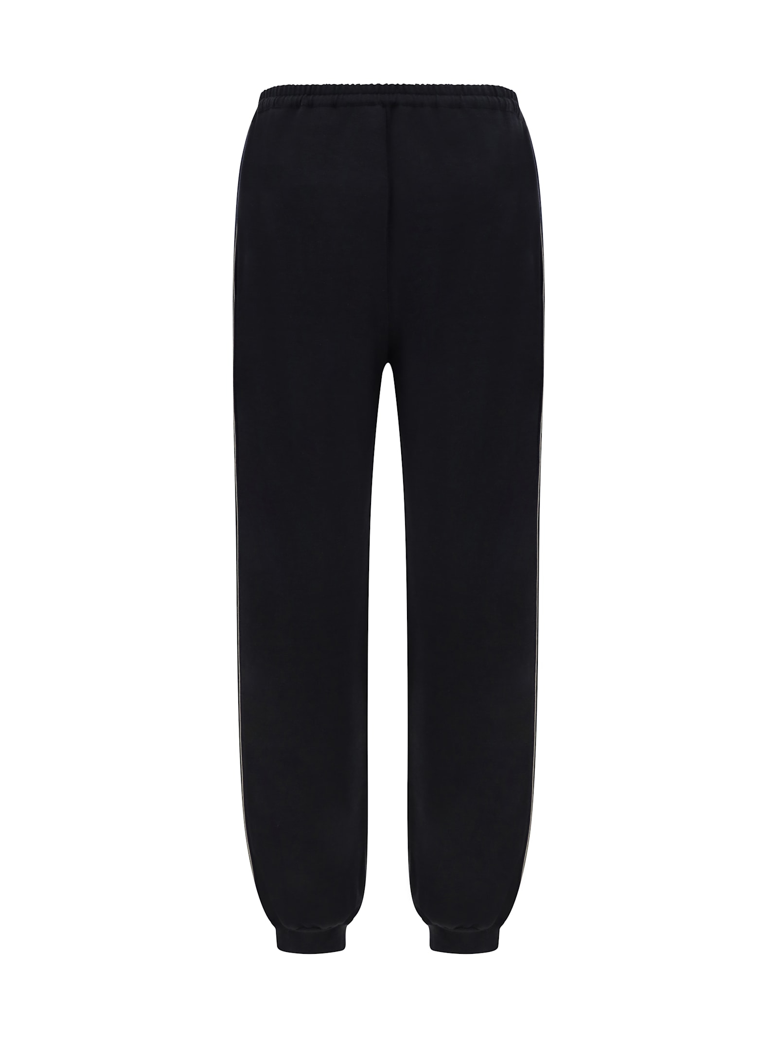 Shop The Row Haron Sweatpants In Black / Navy / Beige