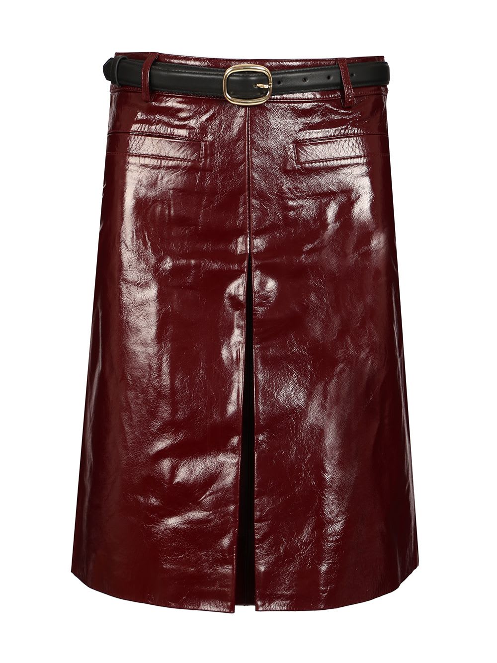 Mini Skirt In Patent Leather