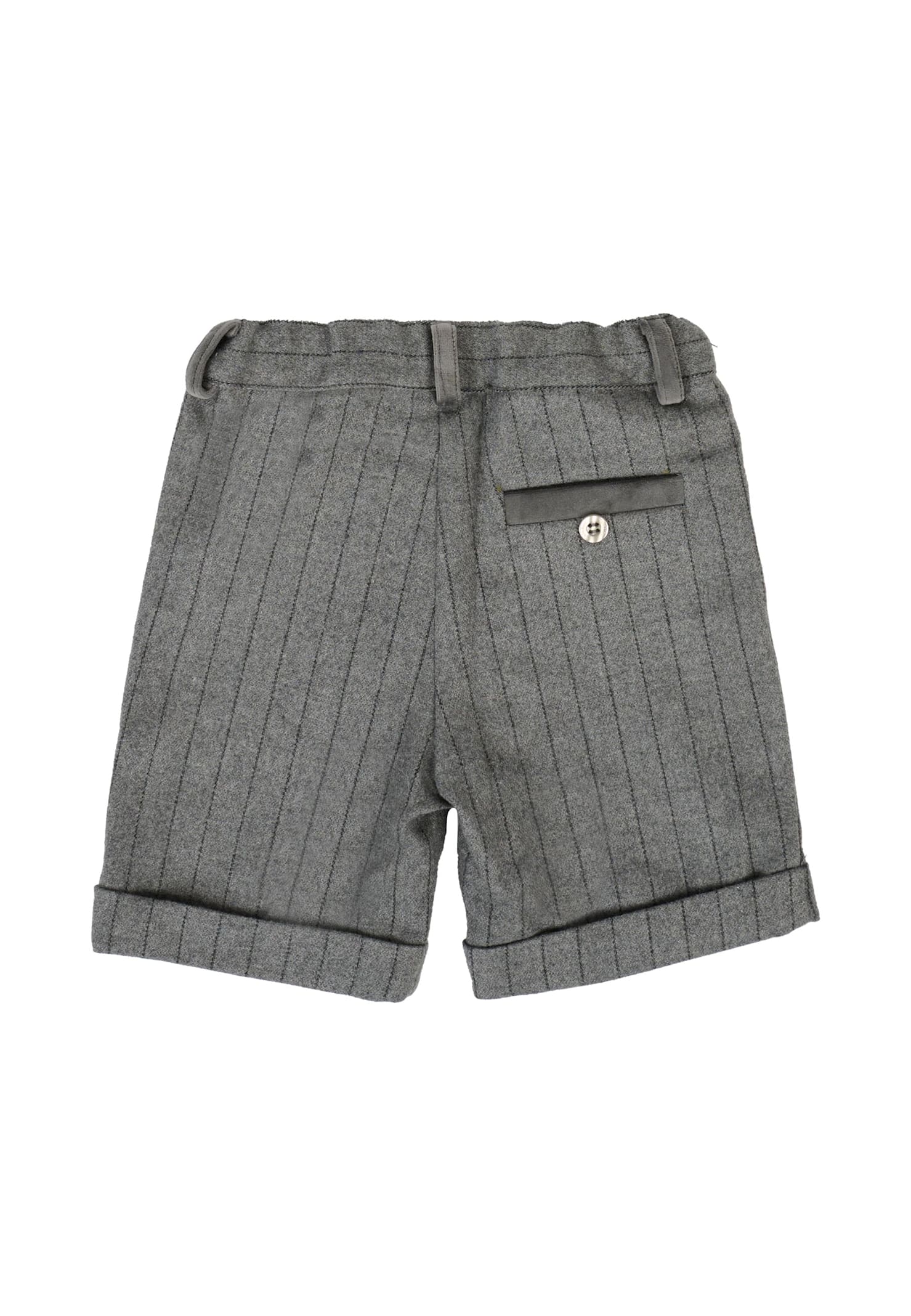 Patachou Grey Shorts For Baby Boy In Gray