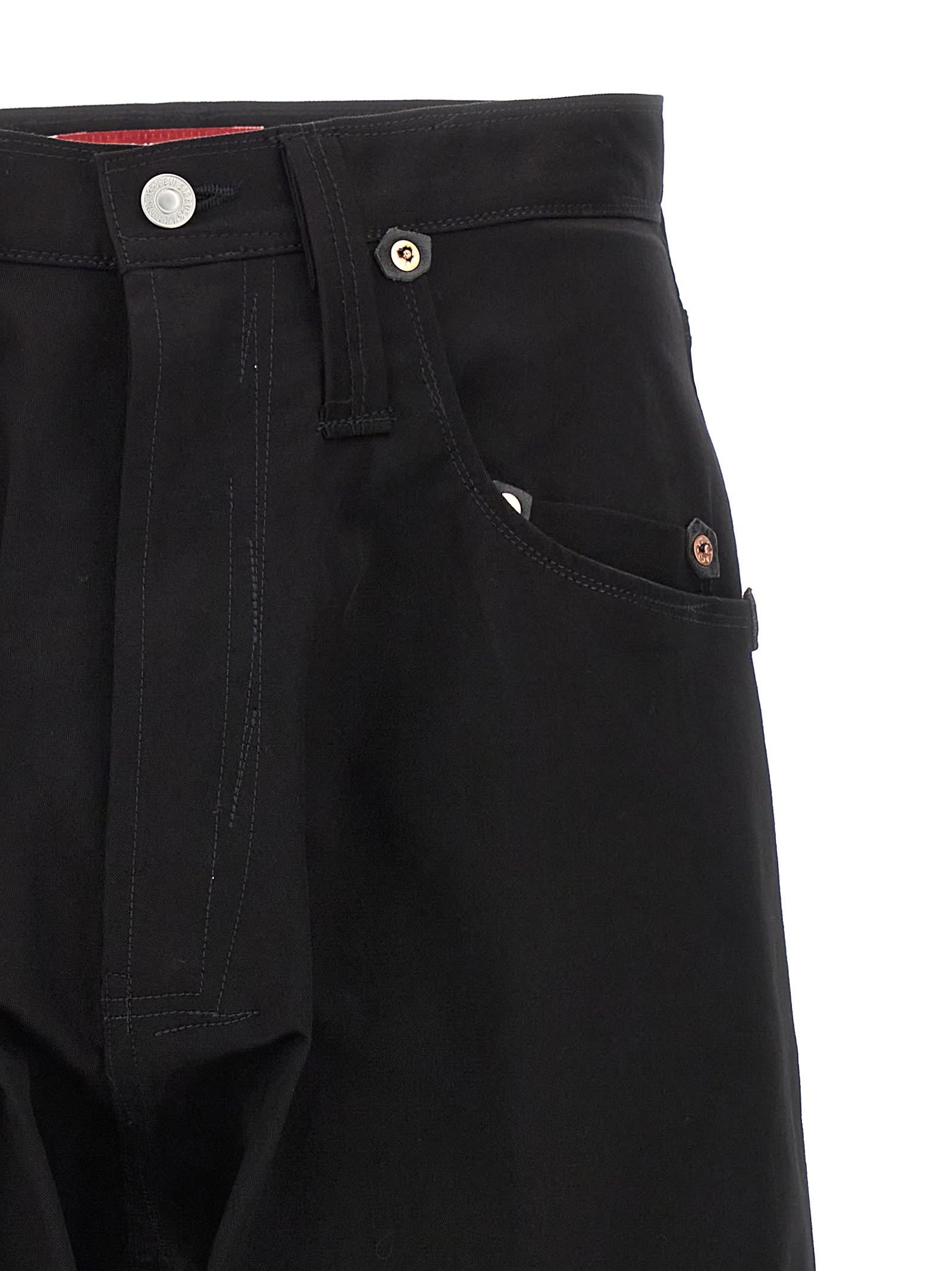 Shop Junya Watanabe Jeans Capsule Levis In Black