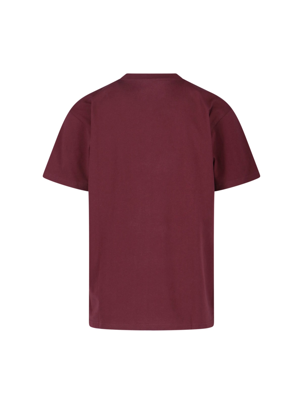Carhartt American Script Crew Neck T-shirt In Red