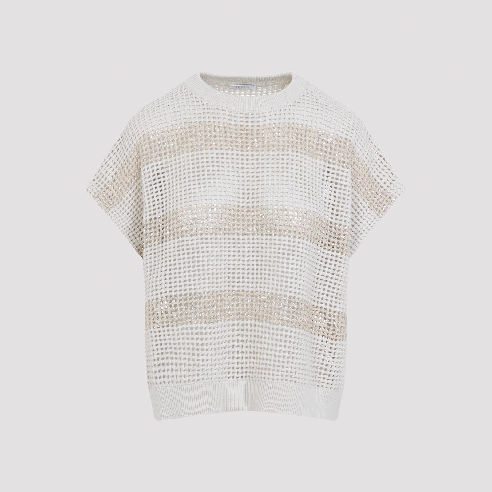 Brunello Cucinelli Knit Striped In Multi