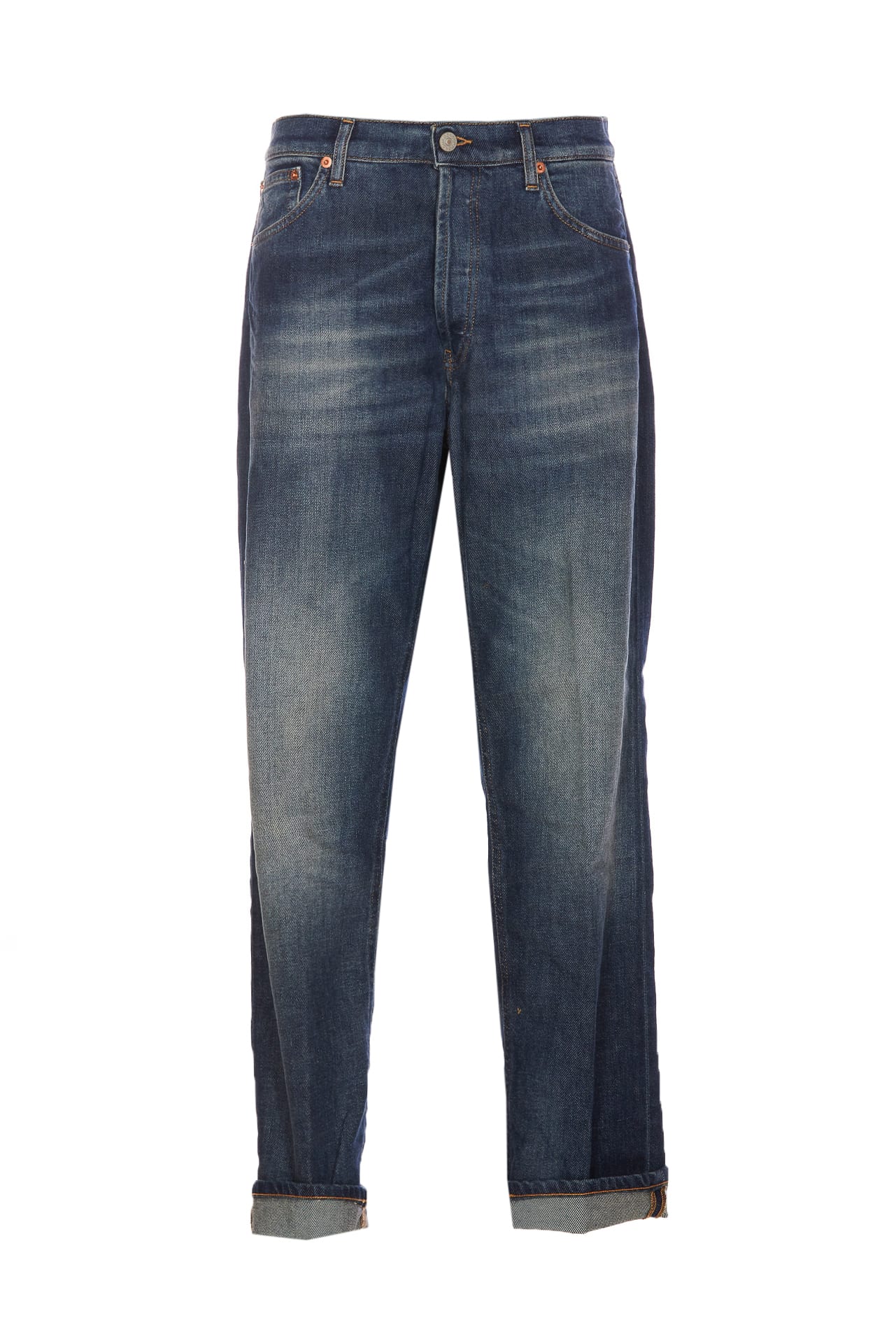 Shop Dondup Icon Jeans In Blue