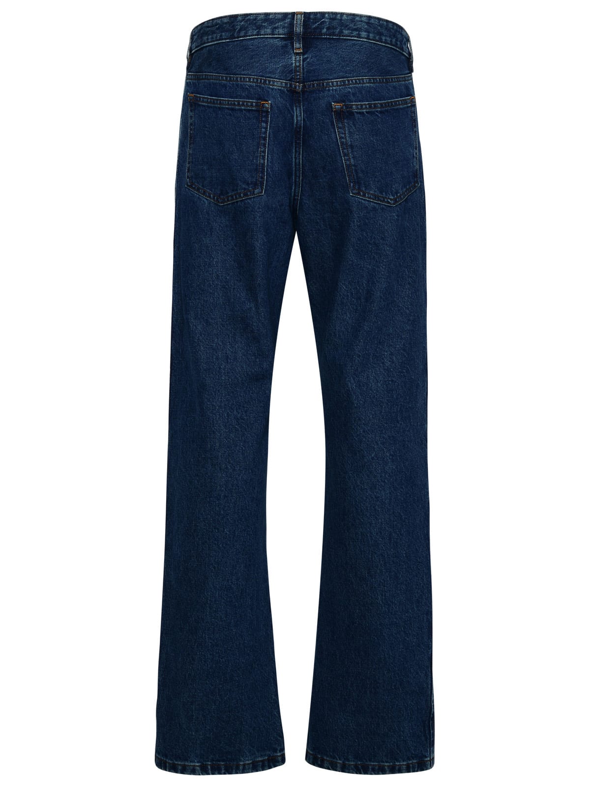 Shop Apc Ayrton Jeans In Blue Denim