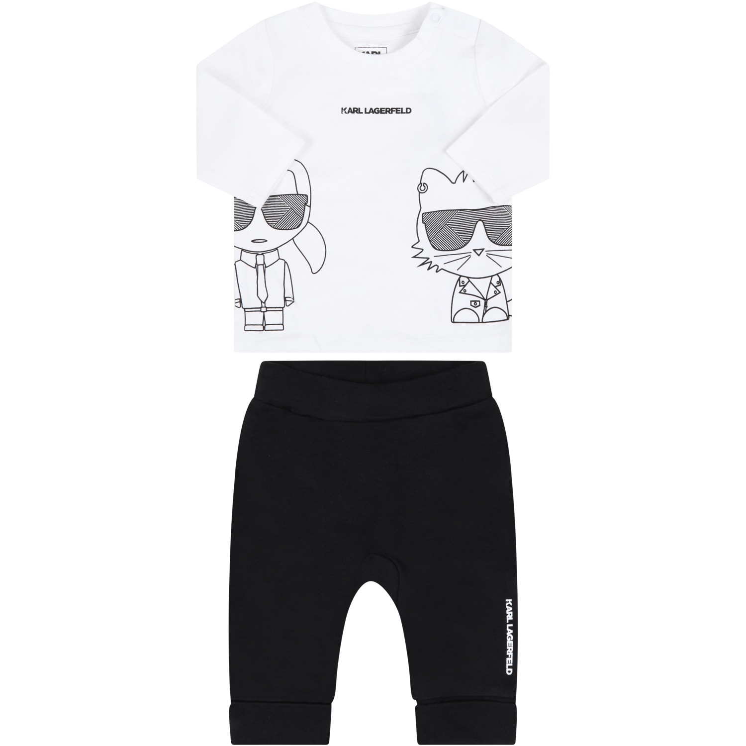 Karl Lagerfeld Kids Multicolor Suit For Baby Kids