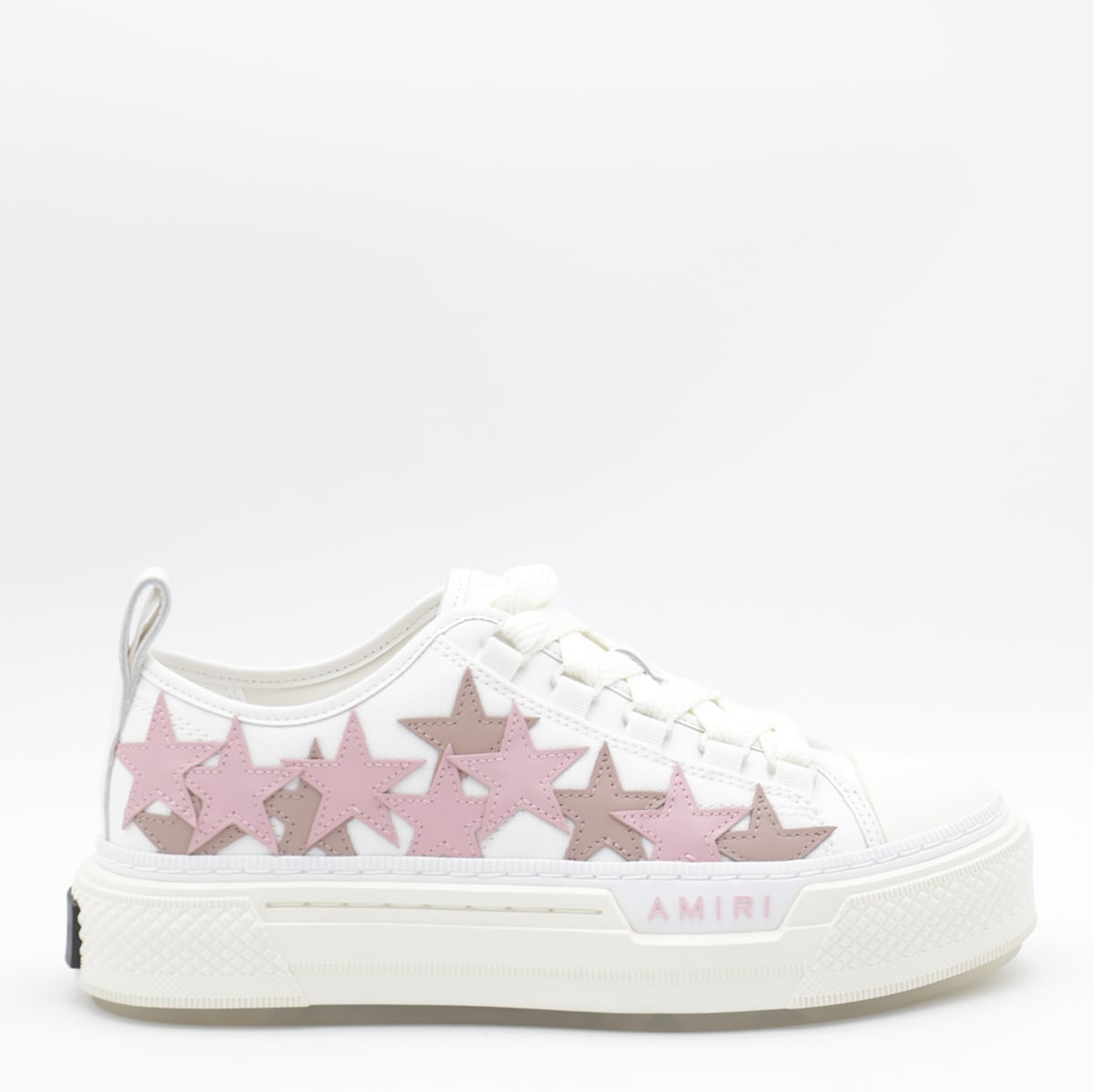 White And Pink Sneakers