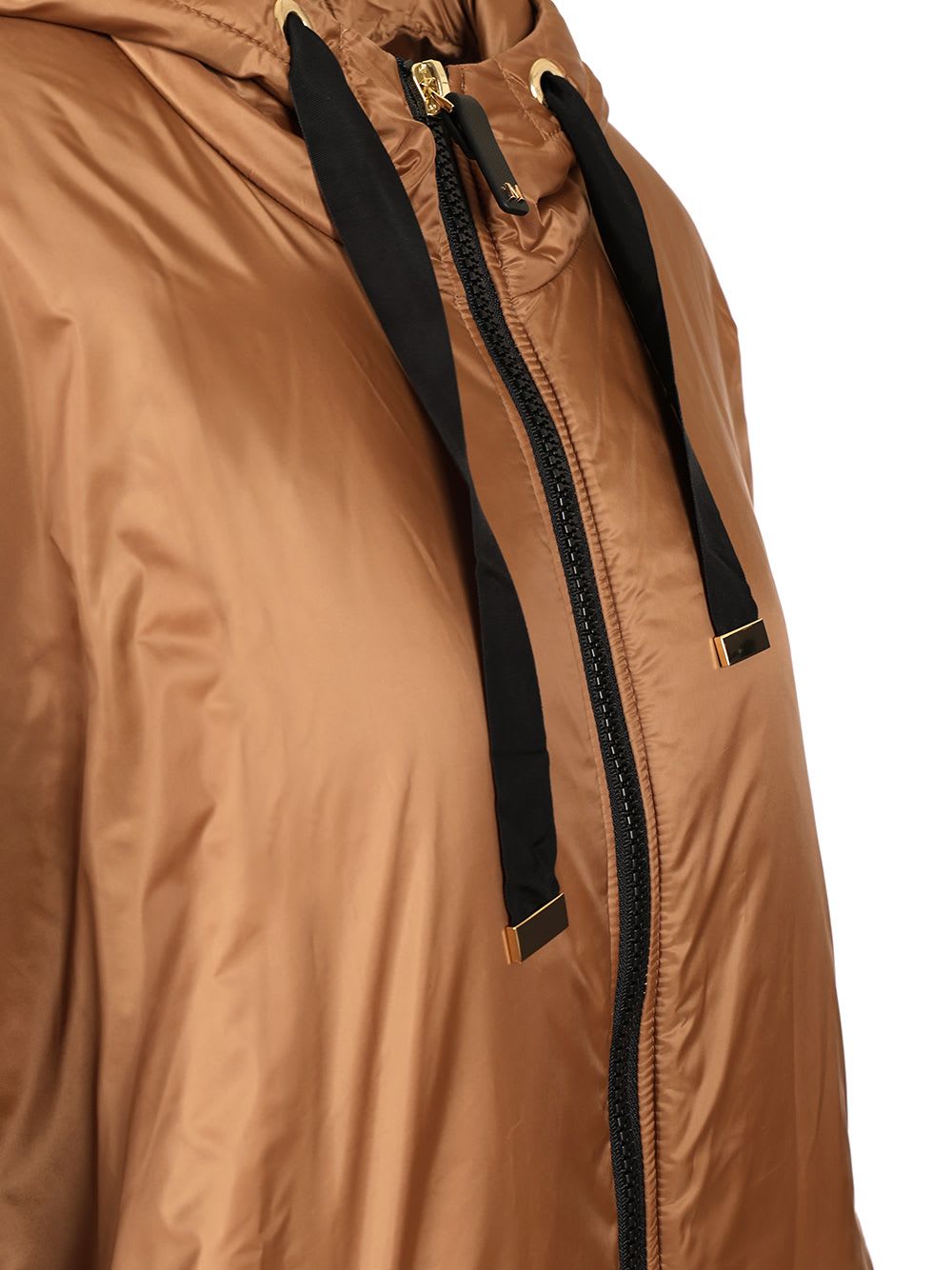 Max Mara The Cube Camel Greenci Down Jacket In Brown