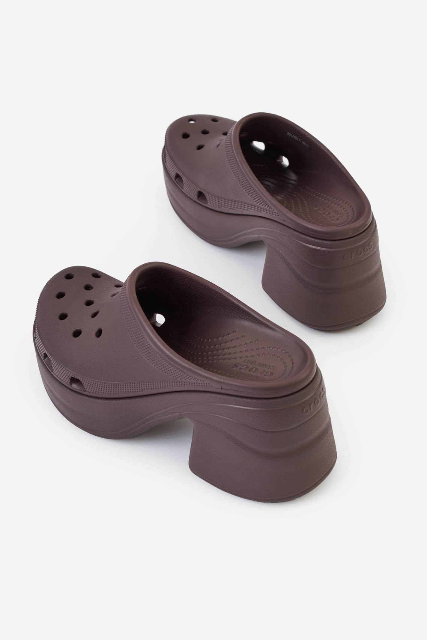 Shop Crocs Siren Clog Sandals In Bordeaux