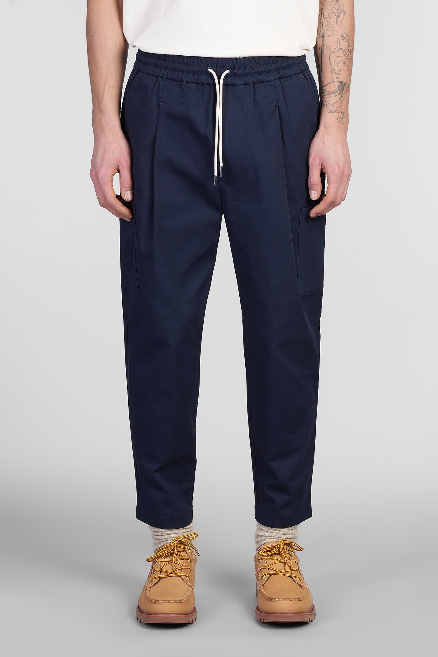 Pants In Blue Cotton