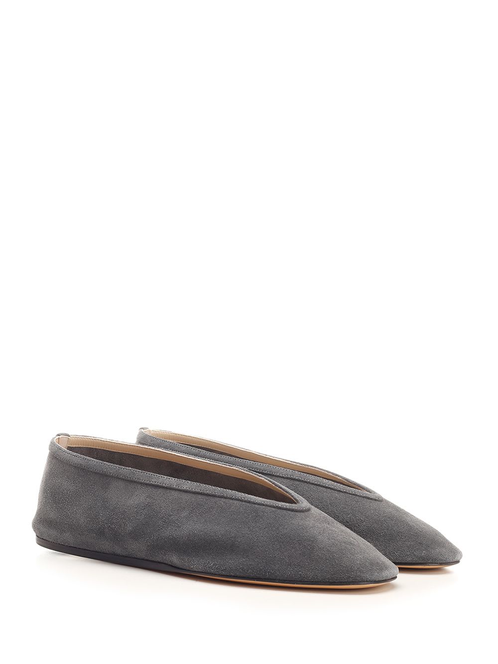Shop Le Monde Beryl Luna Flat Shoes In Grey