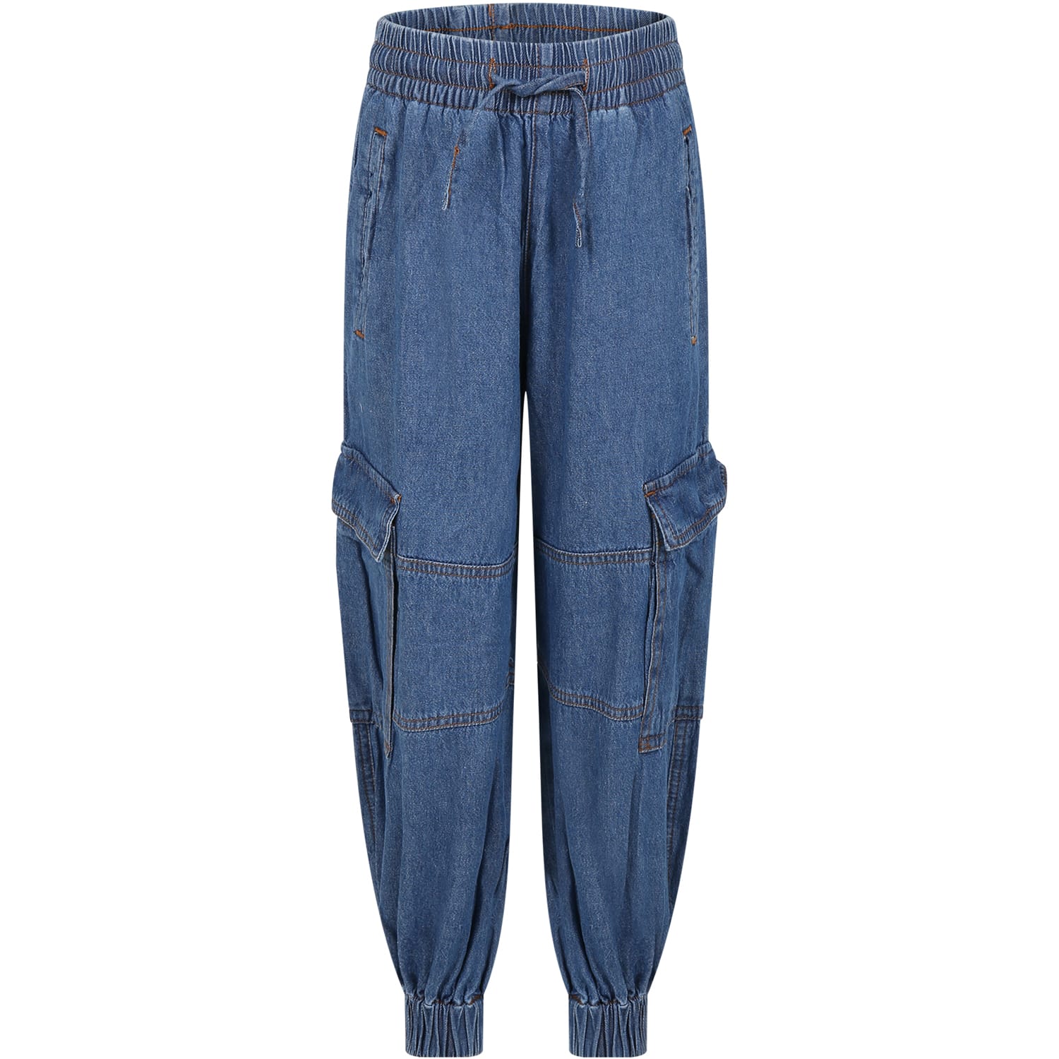 MOLO BLUE JEANS FOR GIRL WITH LOGO