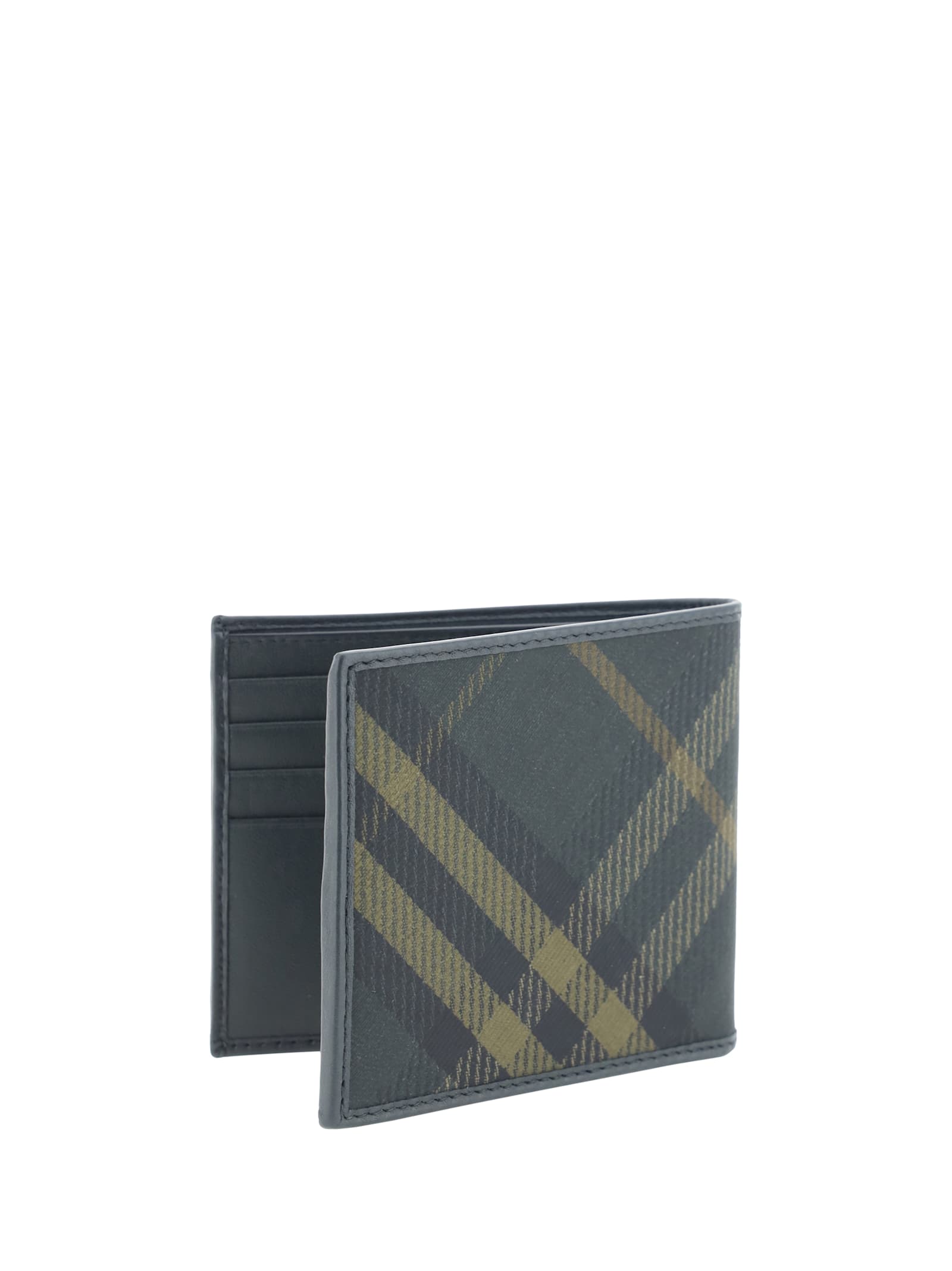 Shop Burberry Wallet In Shadow