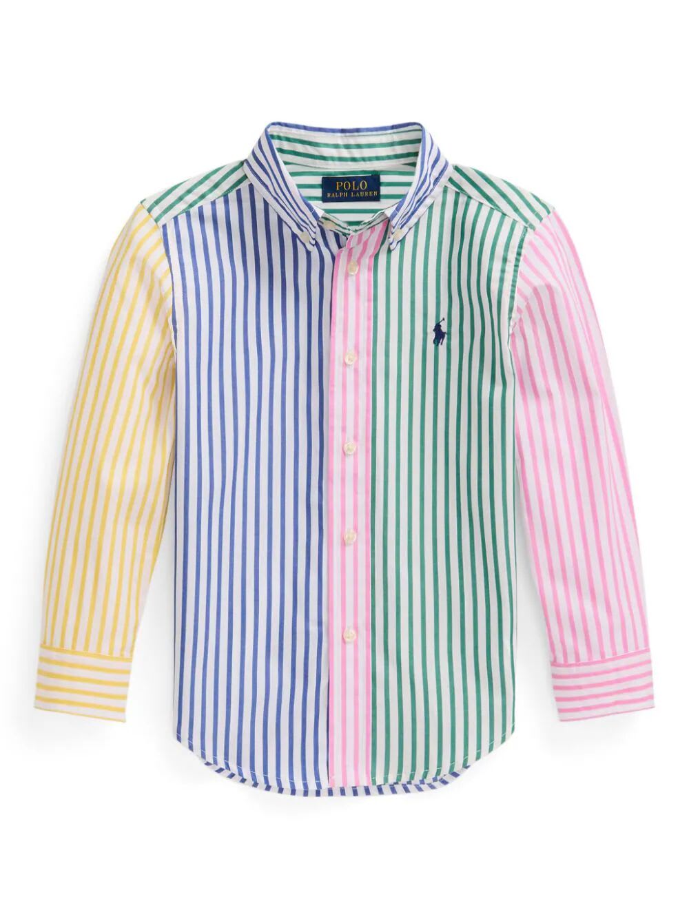 Shop Polo Ralph Lauren Ls Bd Ppc Shirts Sport Shirt In Funshirt