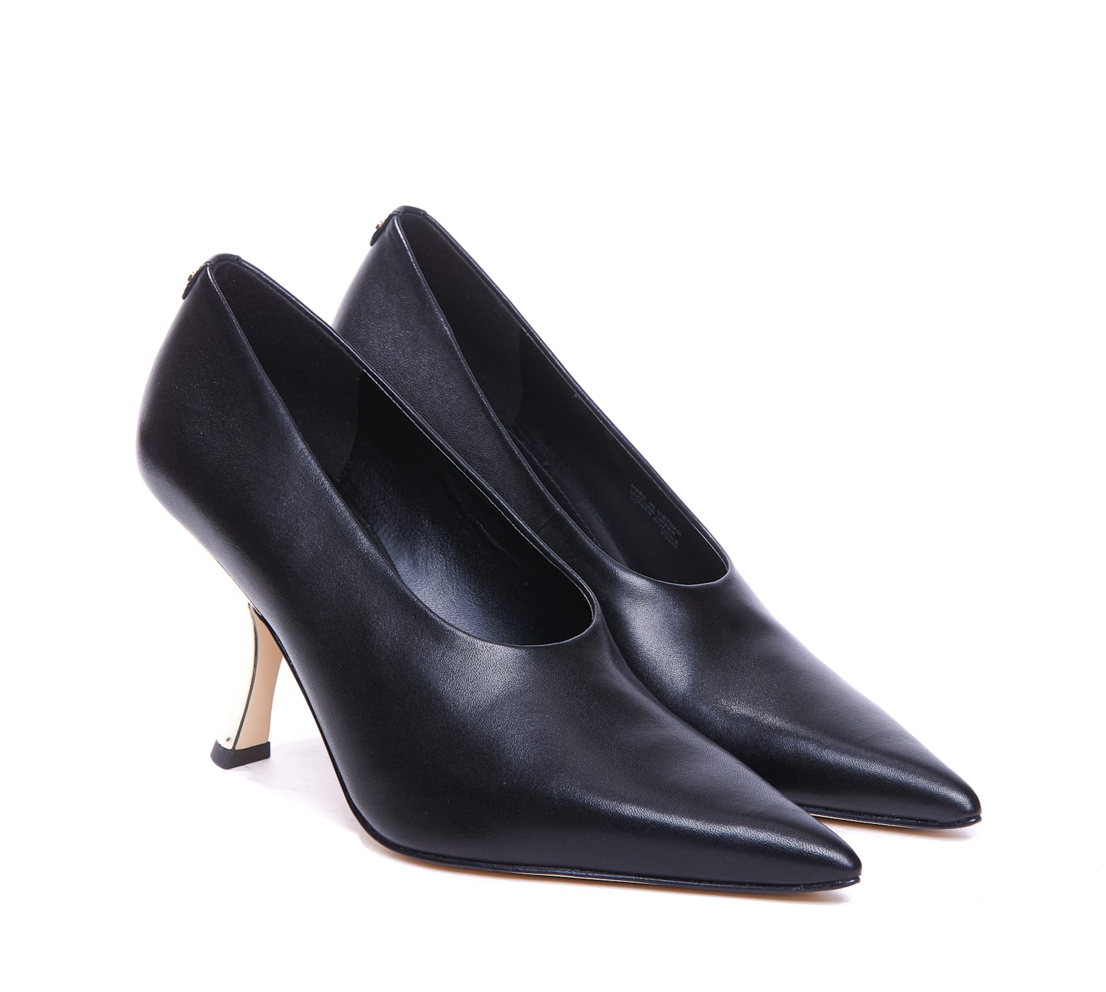 Shop Michael Michael Kors Luna Slip-on Pumps In Black