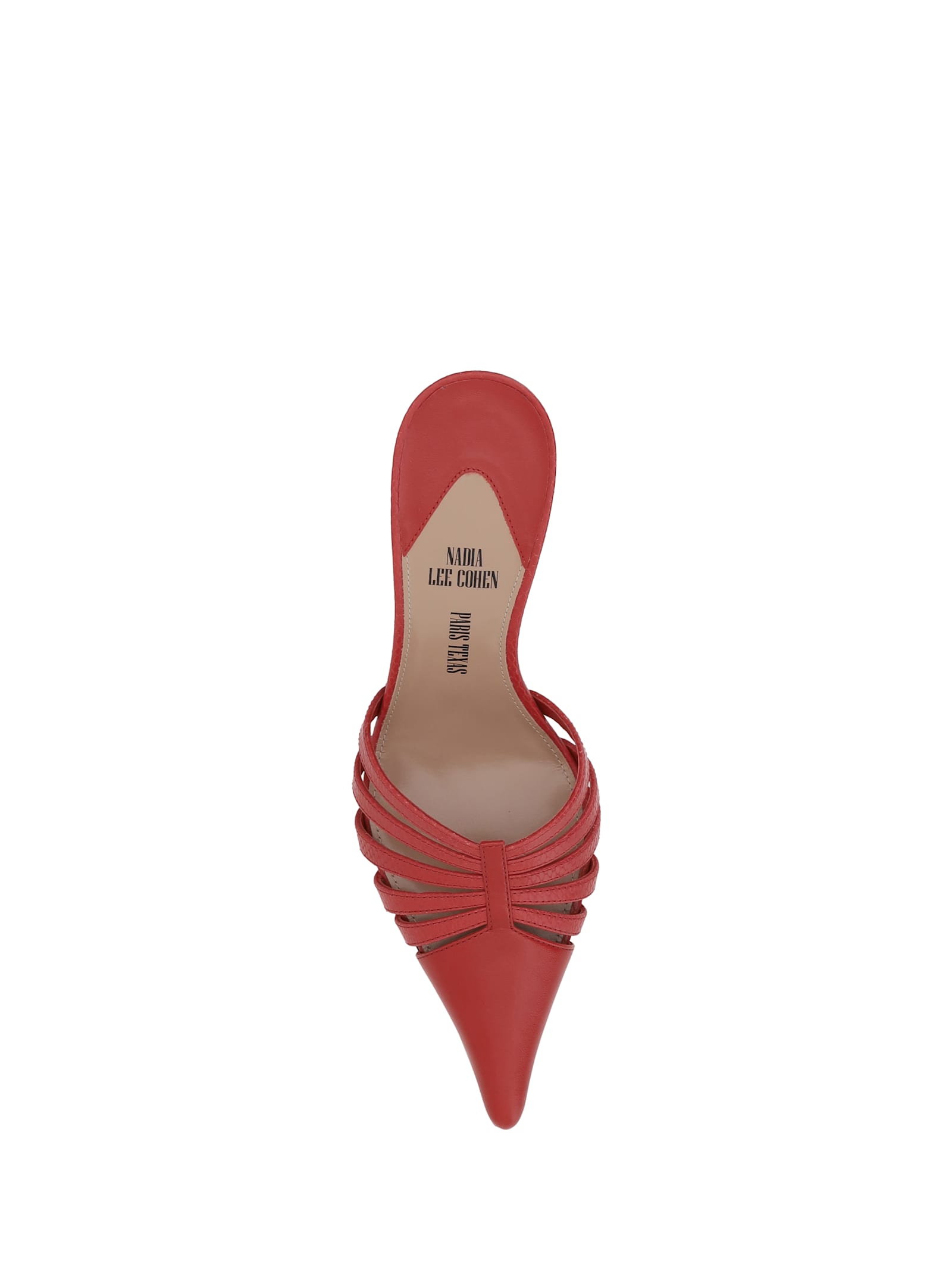 Paris Texas Nadia Sabot Sandals In Red