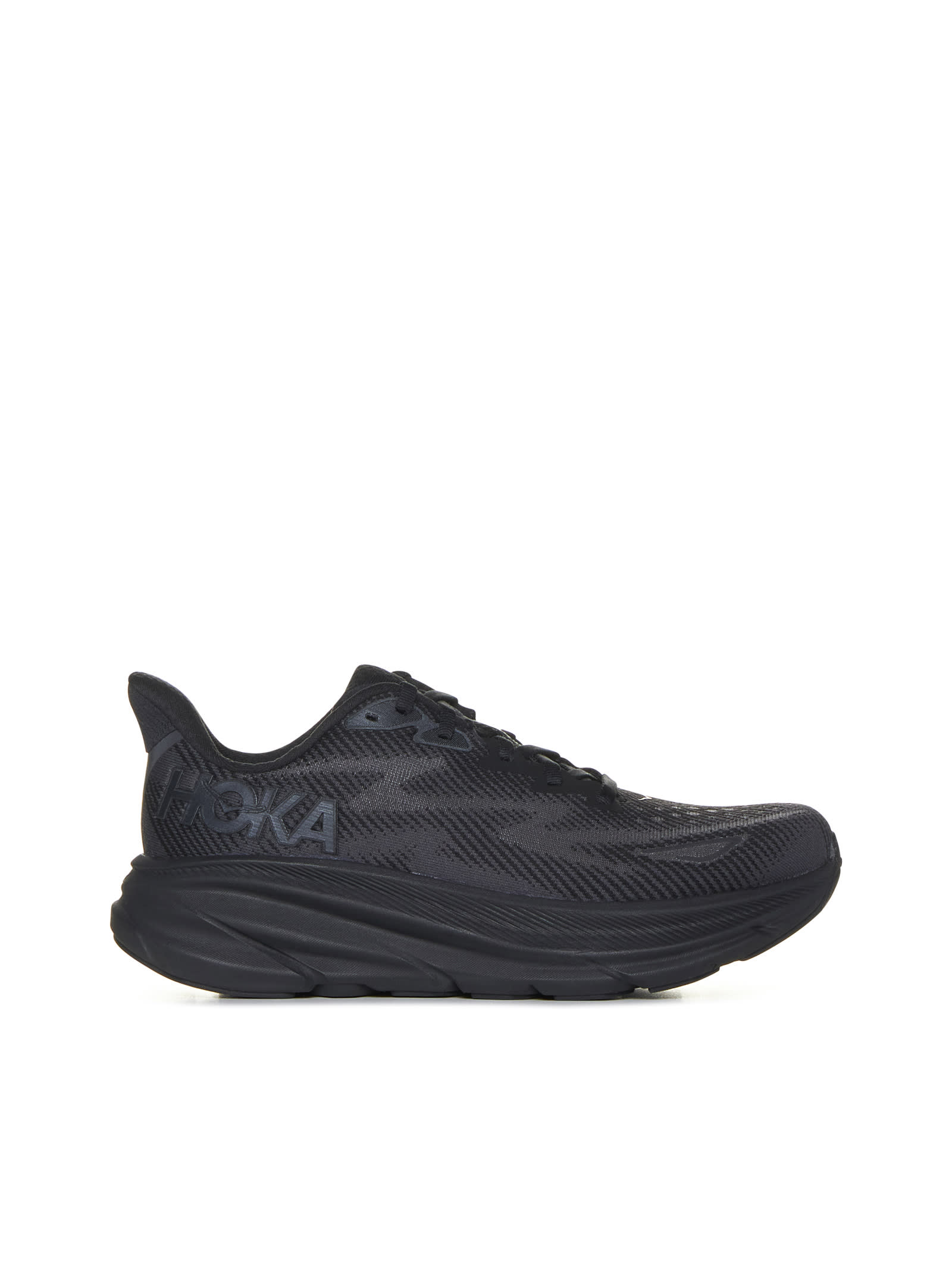 Shop Hoka Sneakers In Black / Black