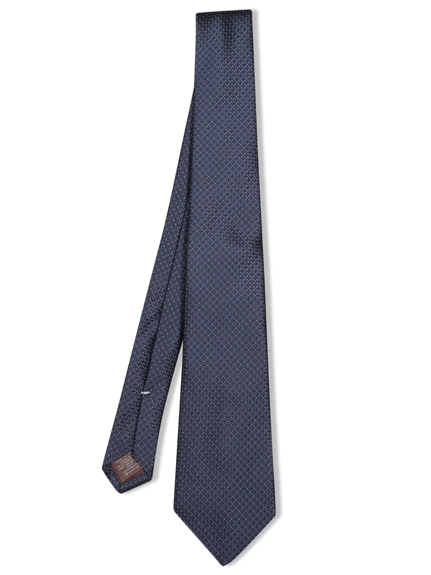 Blue Geometric Pattern Tie