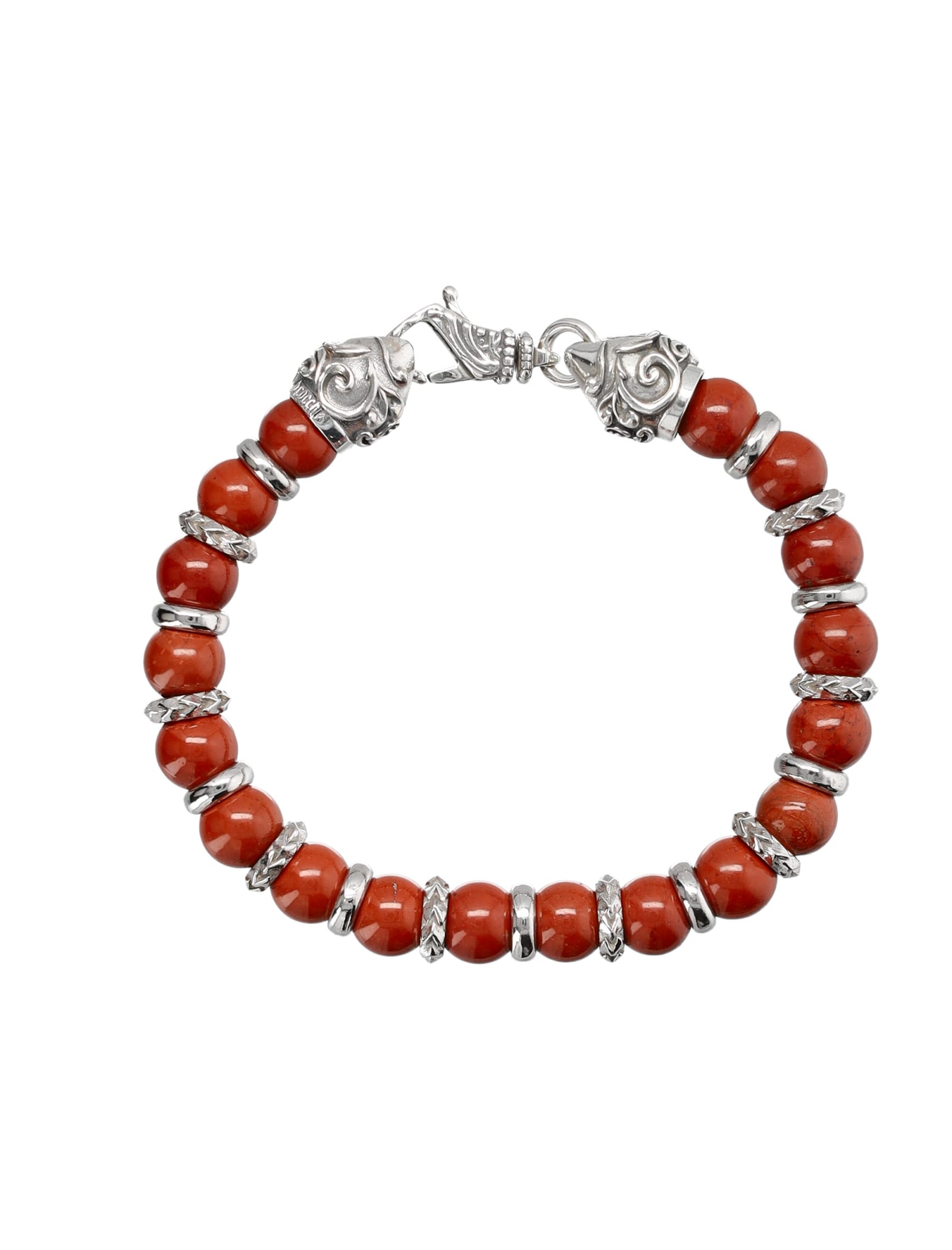 Shop Emanuele Bicocchi Spheres Bracelet In Red