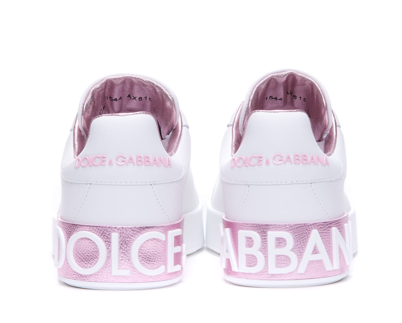 Shop Dolce & Gabbana Portofino Sneakers In Bianco