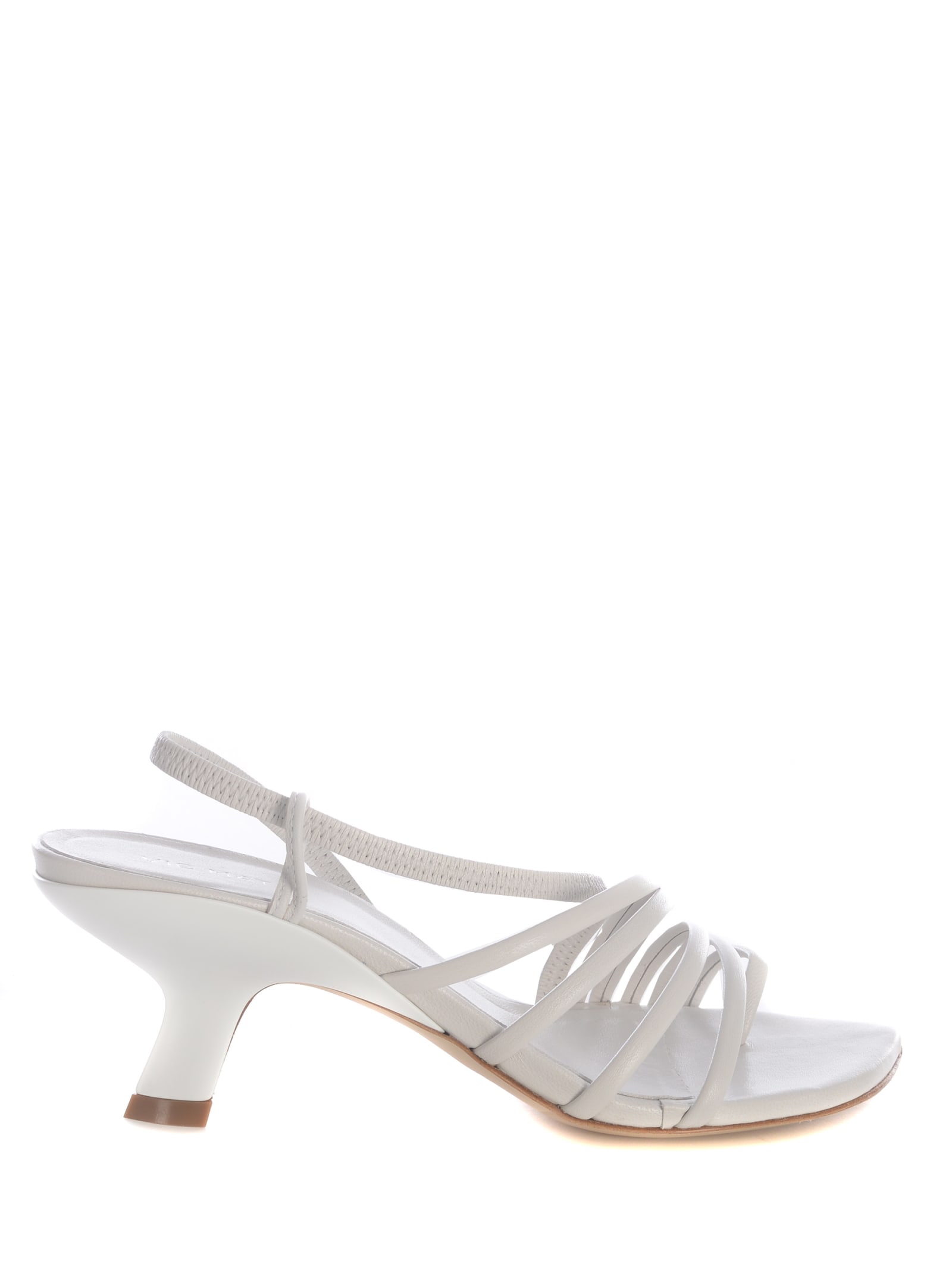 Vic Matie Sandal Vic Matié Bon Bon Made Of Nappa Leather In White