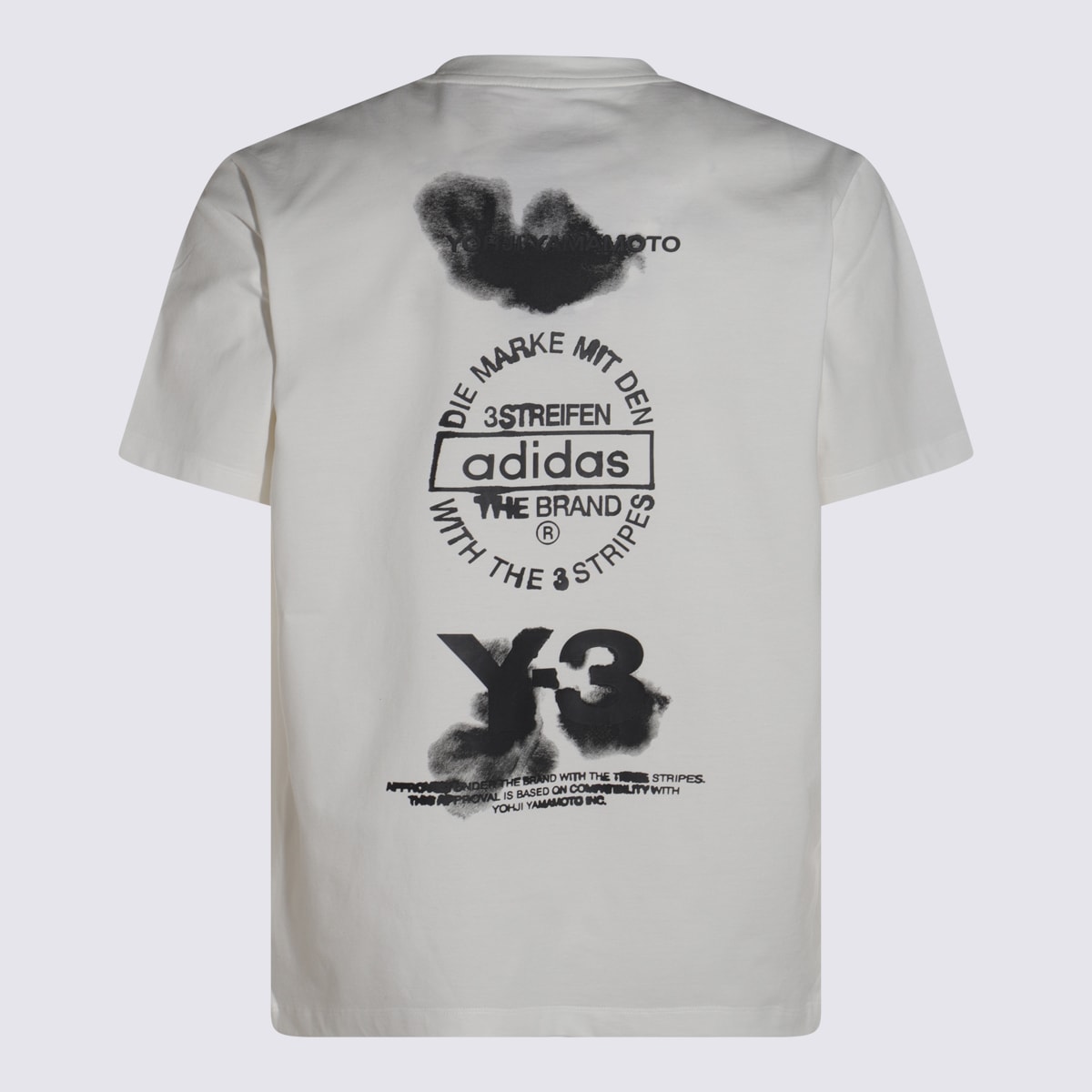 Y-3 White Cotton T-shirt In White