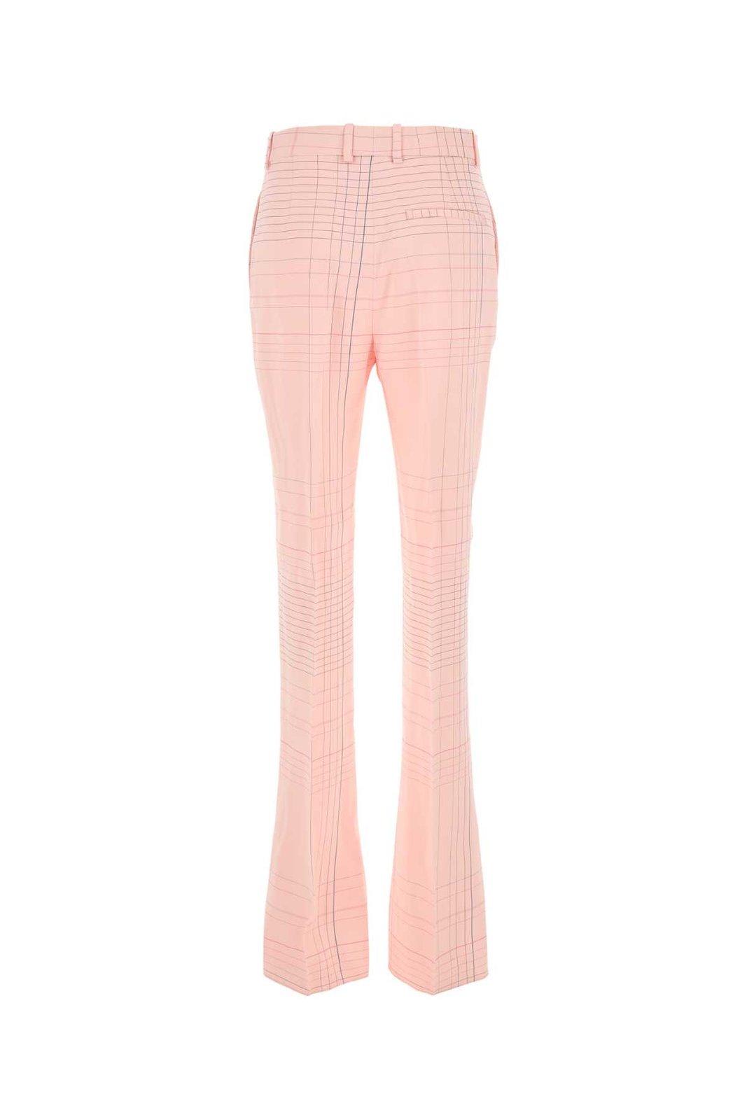 Bottega Veneta Pink Stretch Viscose Blend Pant In Pinkblue