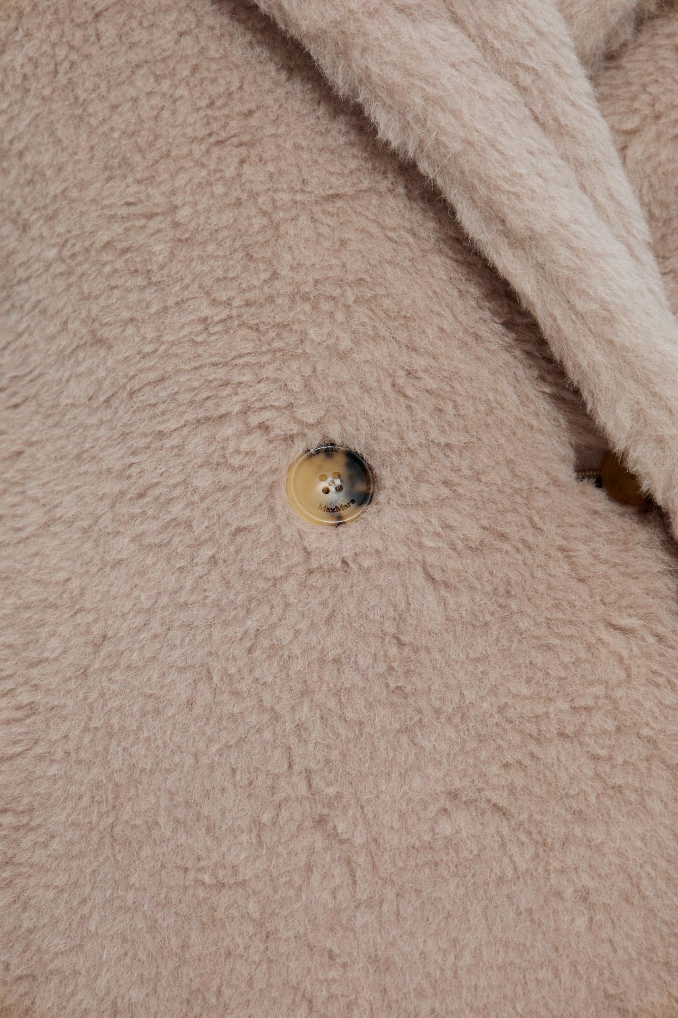 Max Mara Wool Coat Tedgirl In Neutral