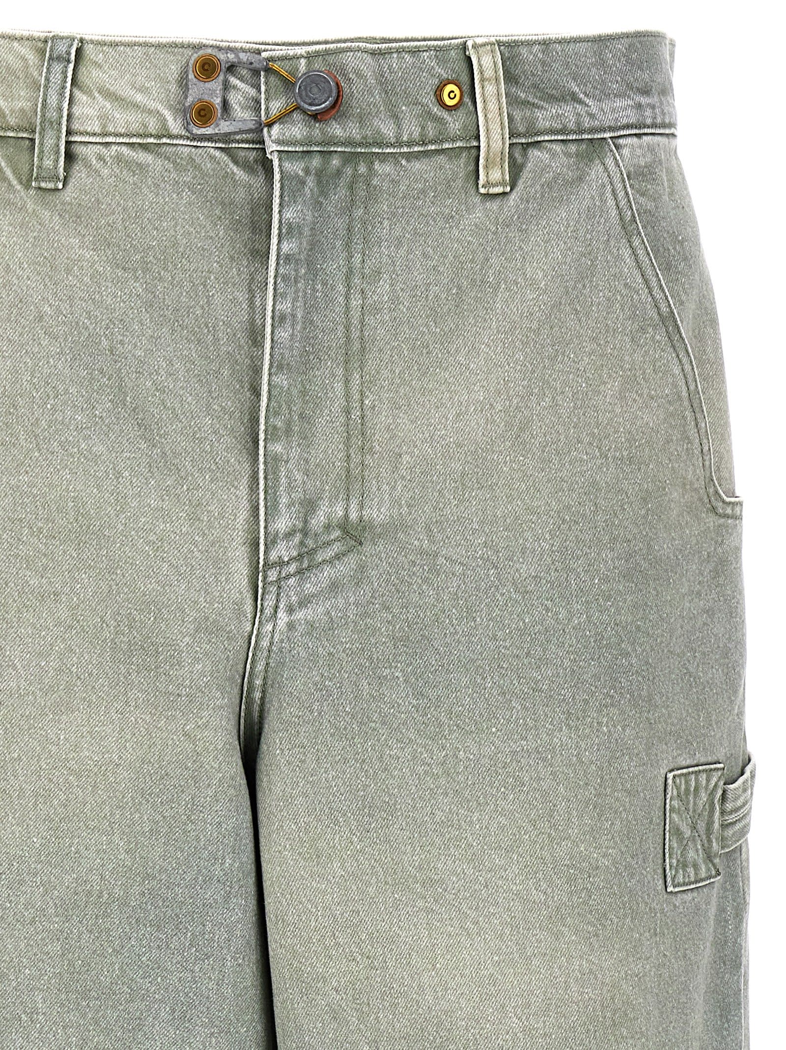 Shop Objects Iv Life Baggy Jeans In Green