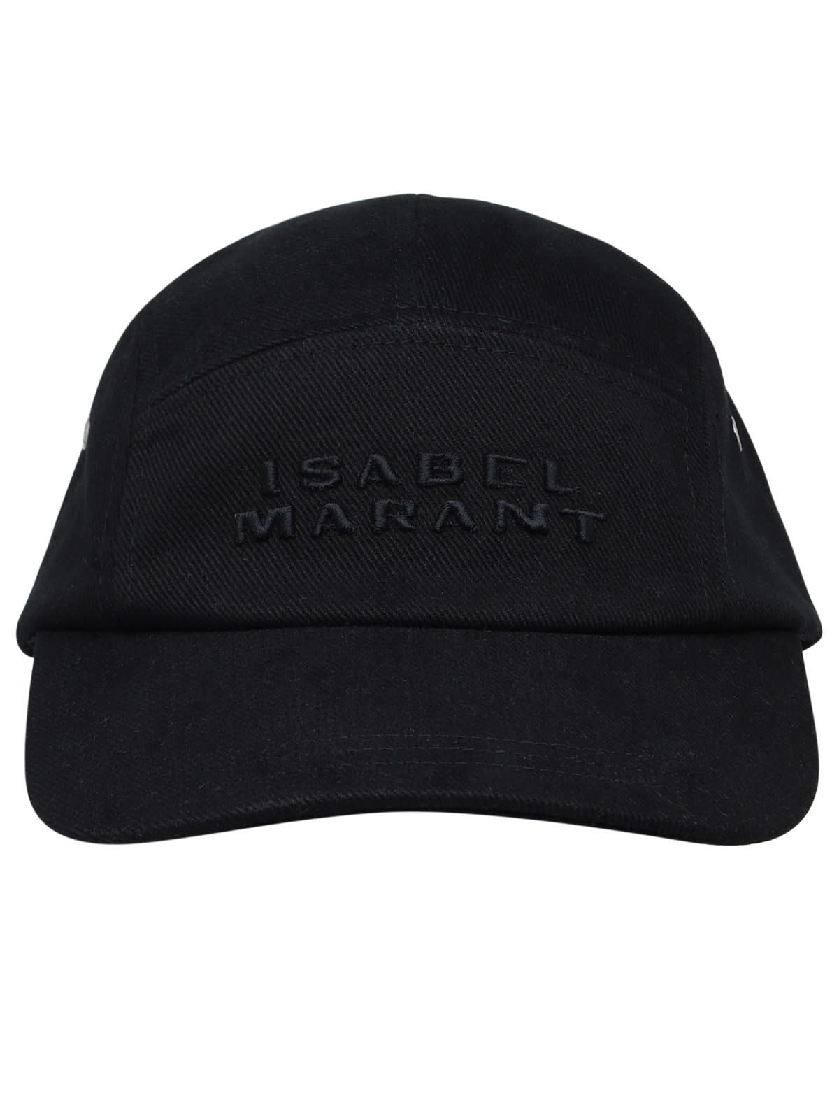 Shop Isabel Marant Tedji Black Cotton Hat
