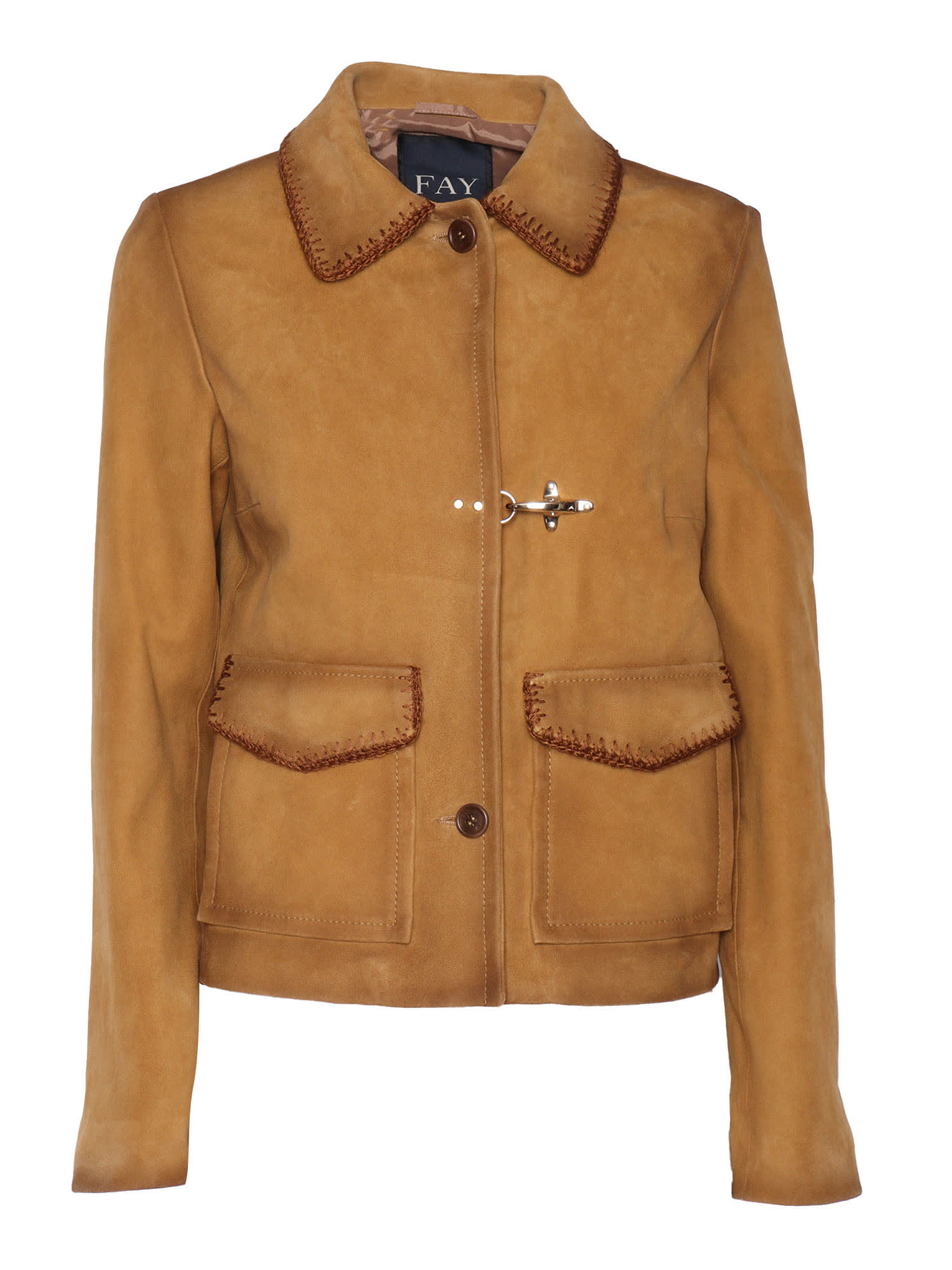 Cropped Leather Jacket