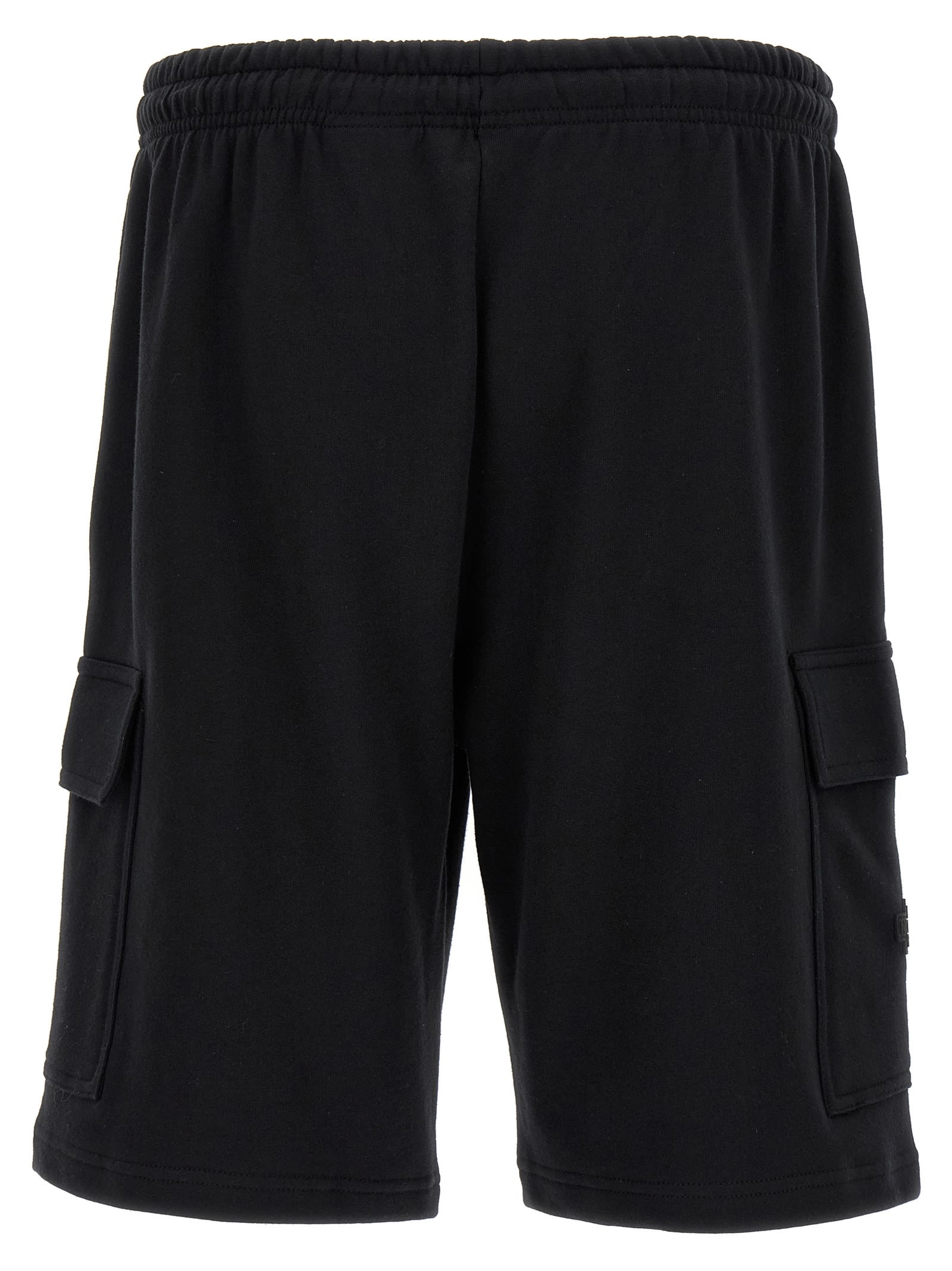 The North Face Cargo Shorts With Elastic Waistband And Side Pockets In Black