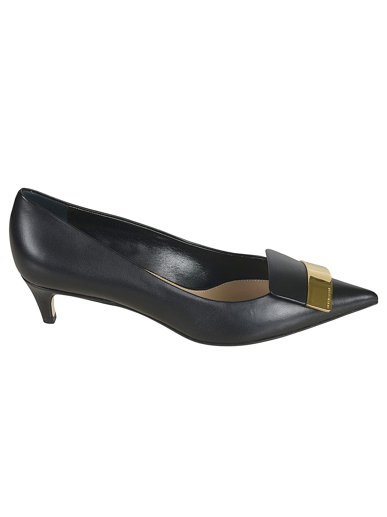 Buy Sergio Rossi Logo Plaque Pumps online, shop Sergio Rossi shoes with free shipping