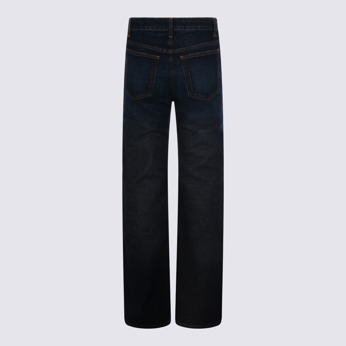 Khaite Dark Blue Cotton Danielle Jeans