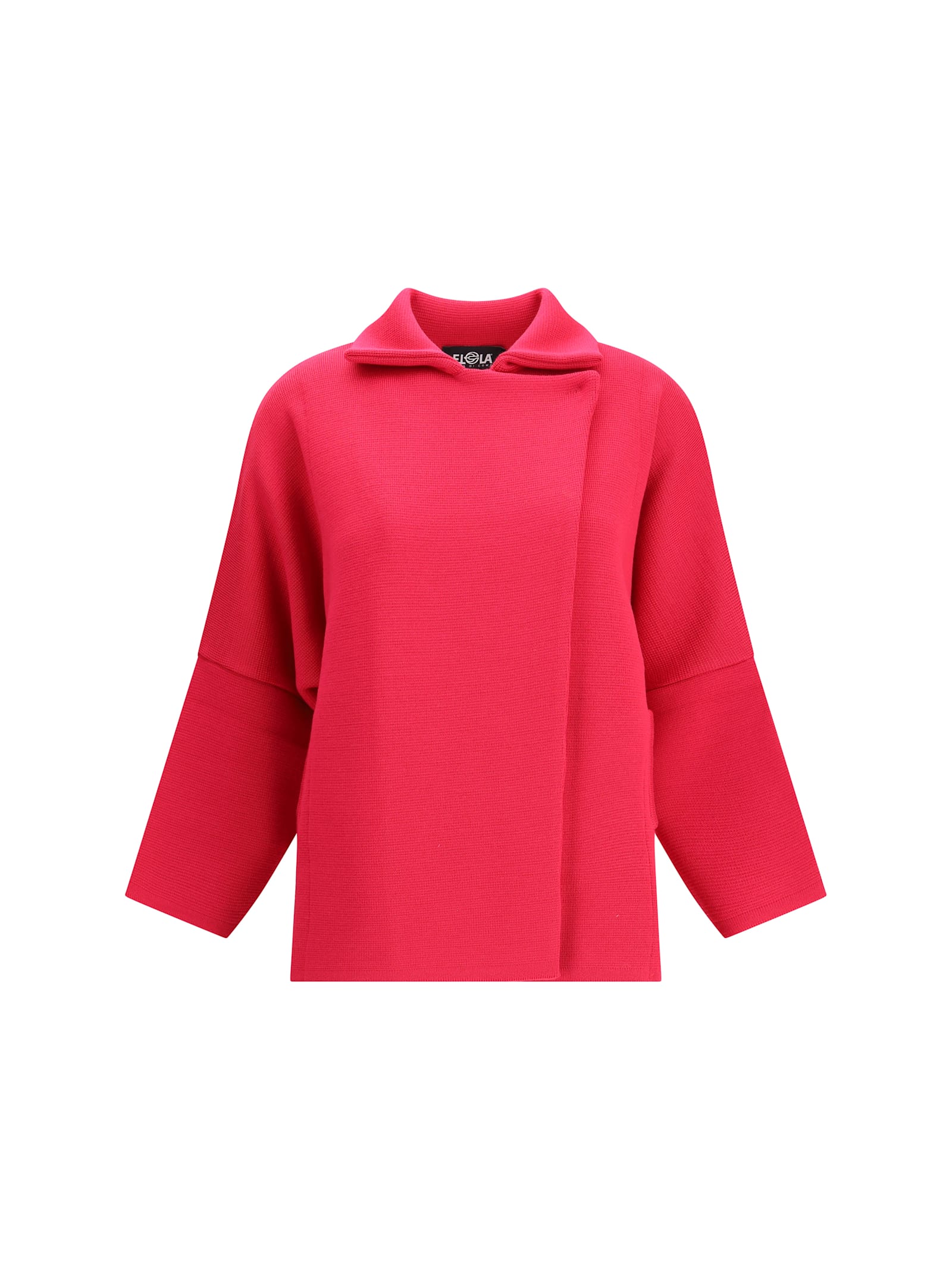 Ella Knitted Jacket In Red