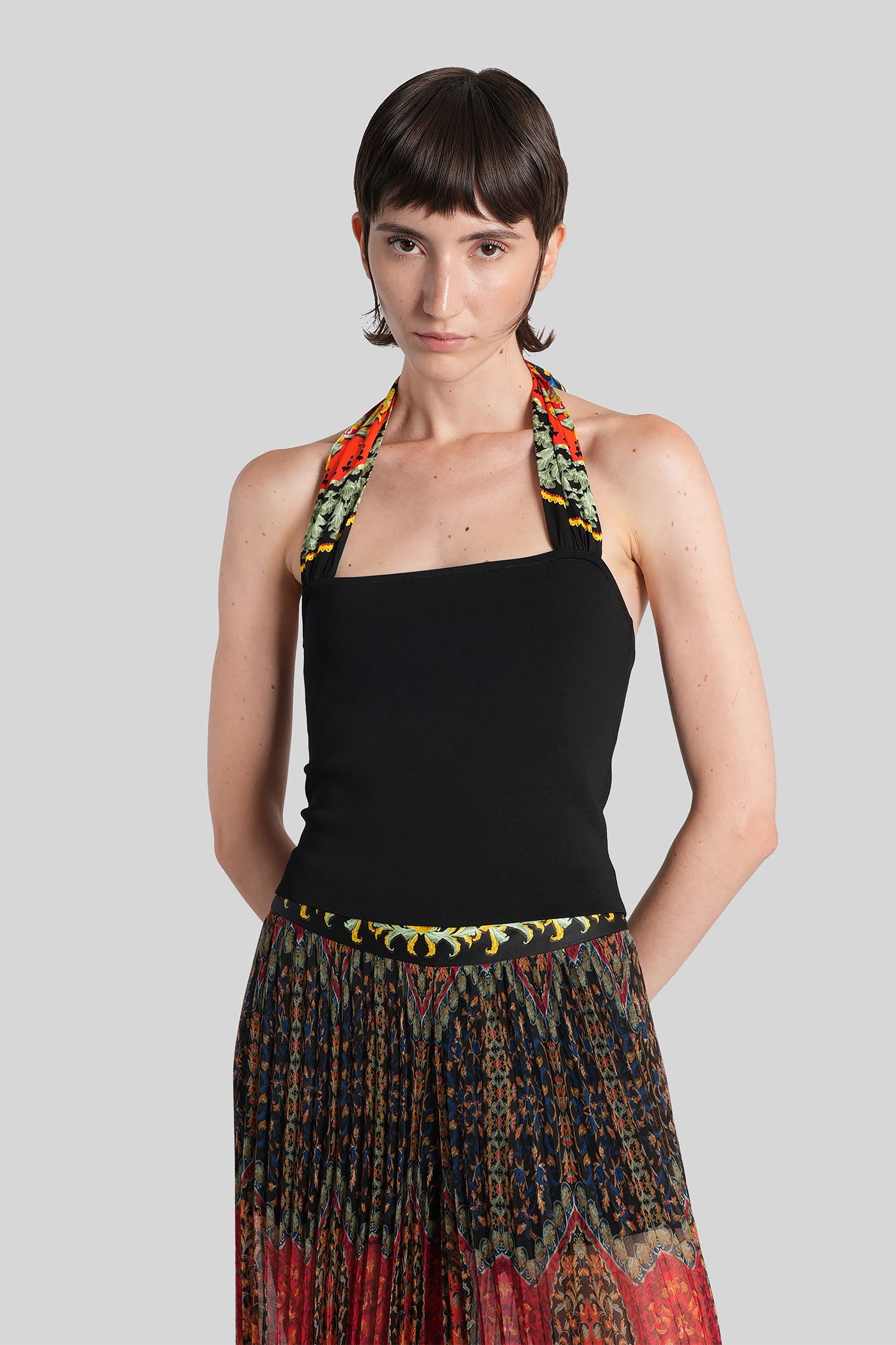 Lee Topwear In Black Viscose