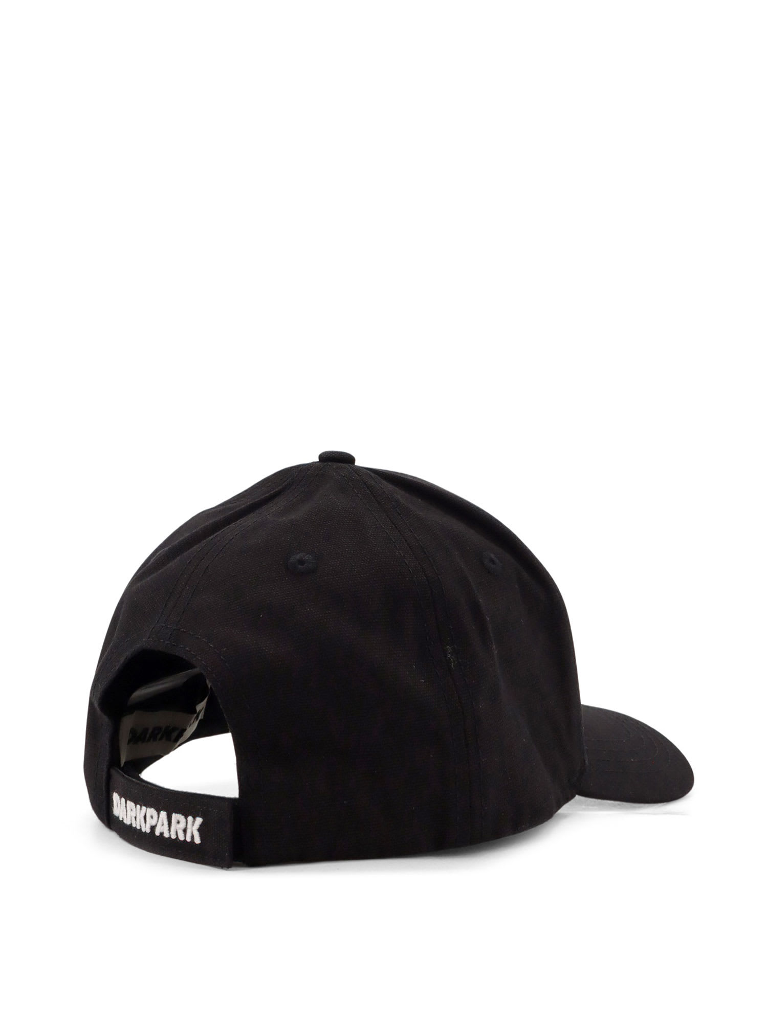 Darkpark Cotton Baseball Hat In Black