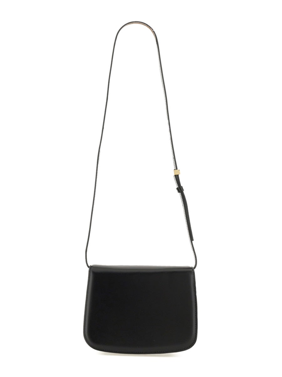 Shop Ferragamo Shoulder Bag Flame In Black