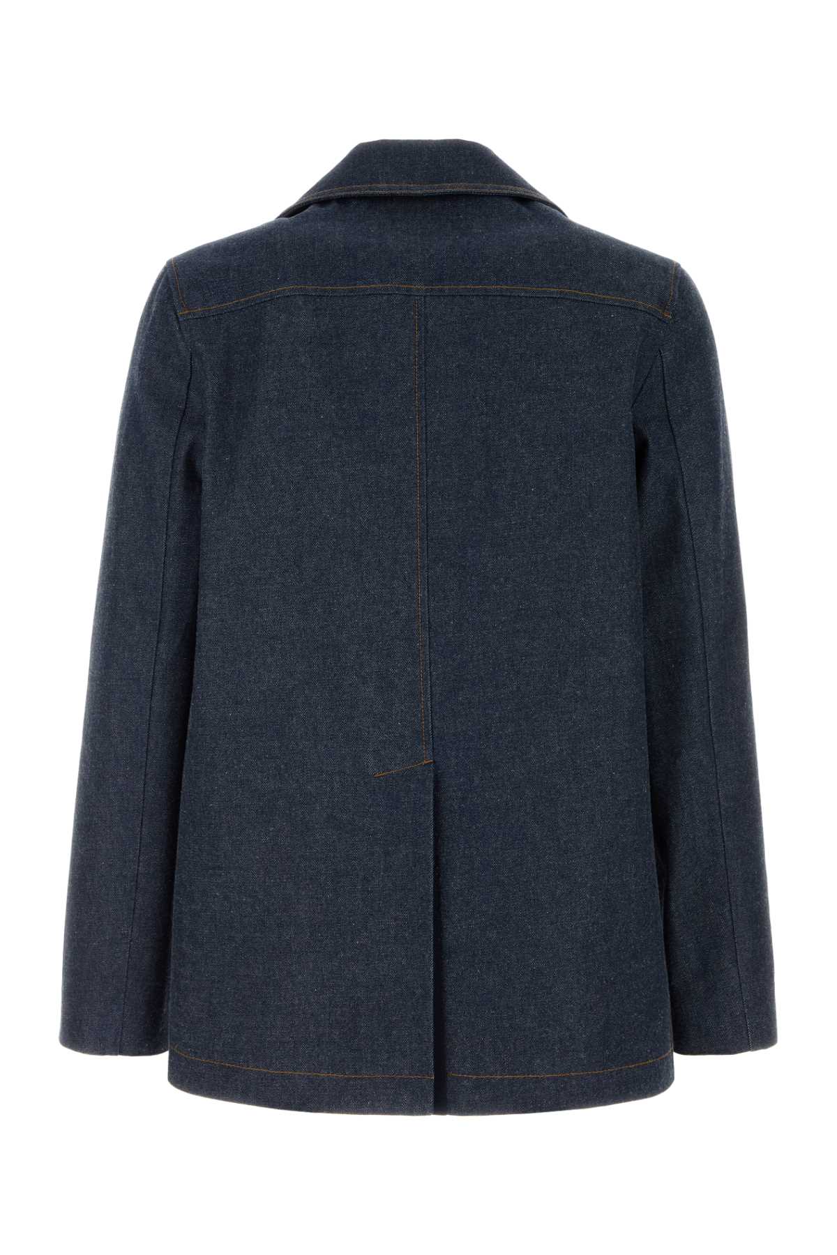 Gucci Denim Blazer In Blue