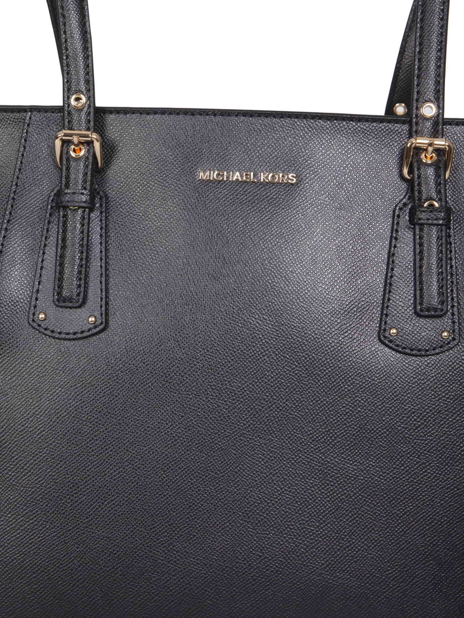 Shop Michael Kors Voyager Tote Bag In Black