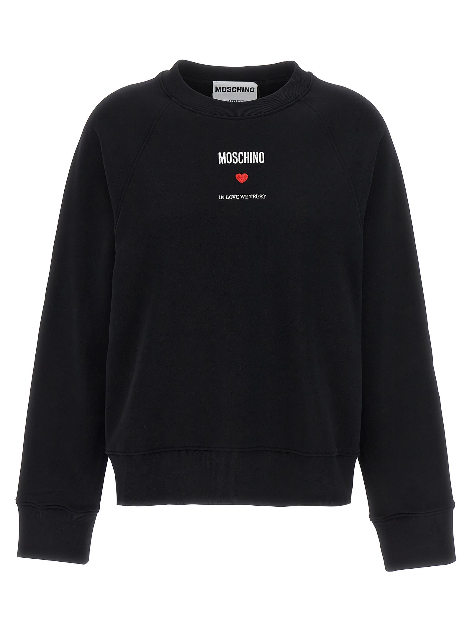 Moschino In Love We Trust Sweatshirt In C