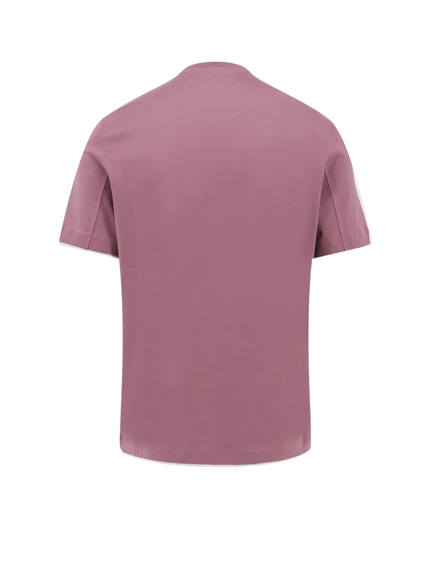 Shop Brunello Cucinelli T-shirt In Purple