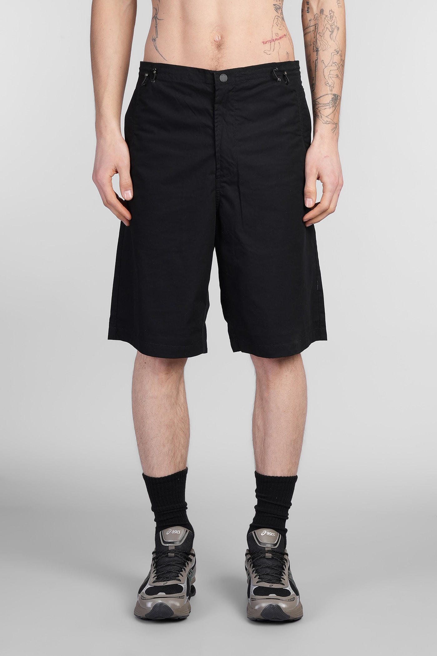Shorts In Black Cotton