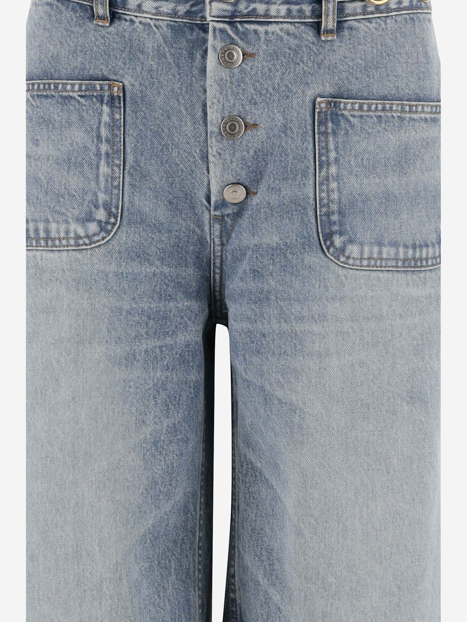 Shop Stella Mccartney Cotton Denim Jeans