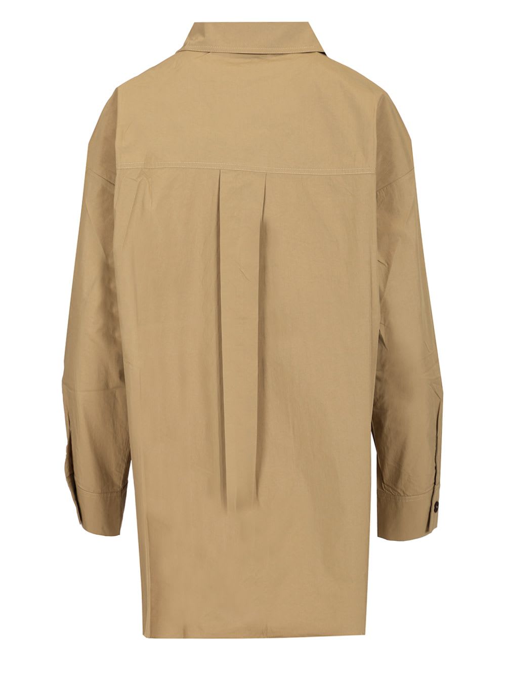 P.a.r.o.s.h Beige Cotton Blend Vest Shirt