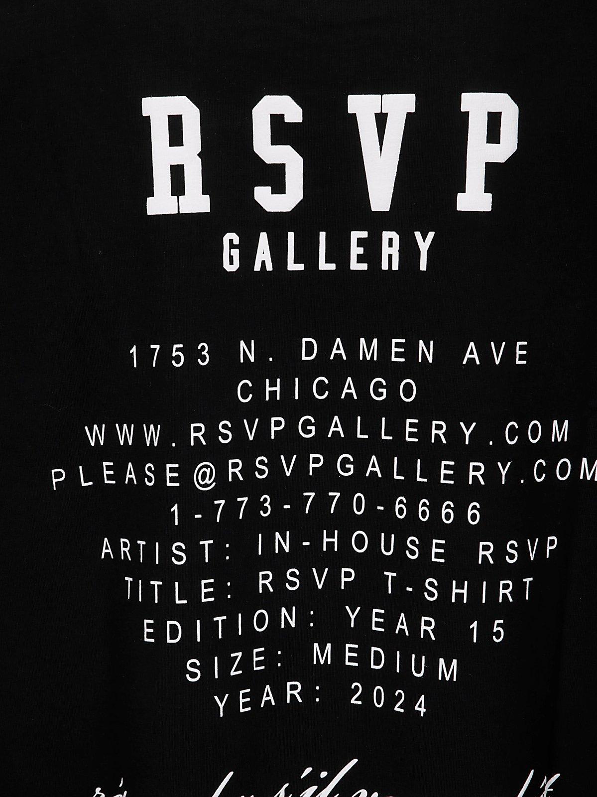 Agolde X Rsvp Gallery Cotton T-shirt In Black
